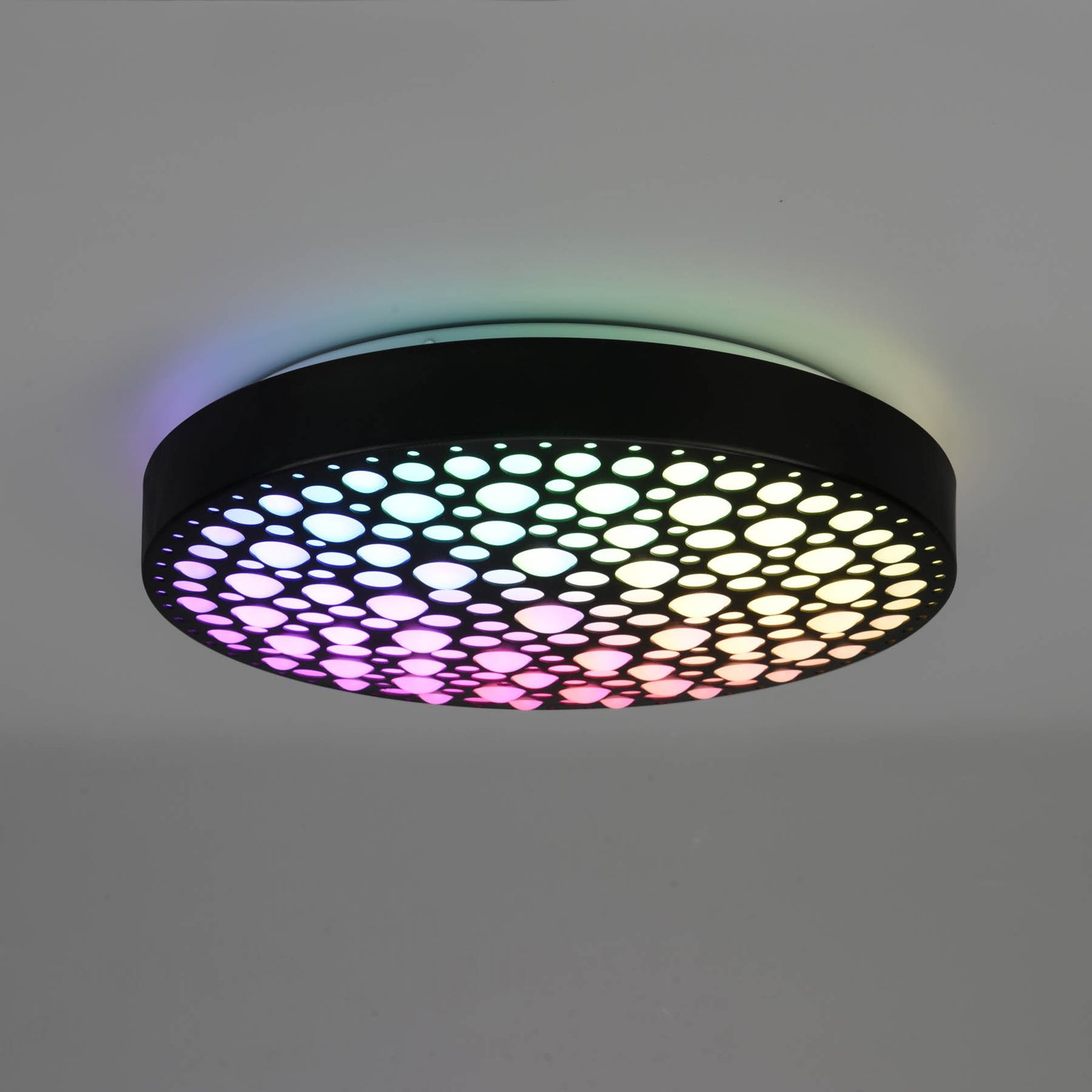 Chizu LED ceiling light, Ø 40.5 cm, dimmable, RGB