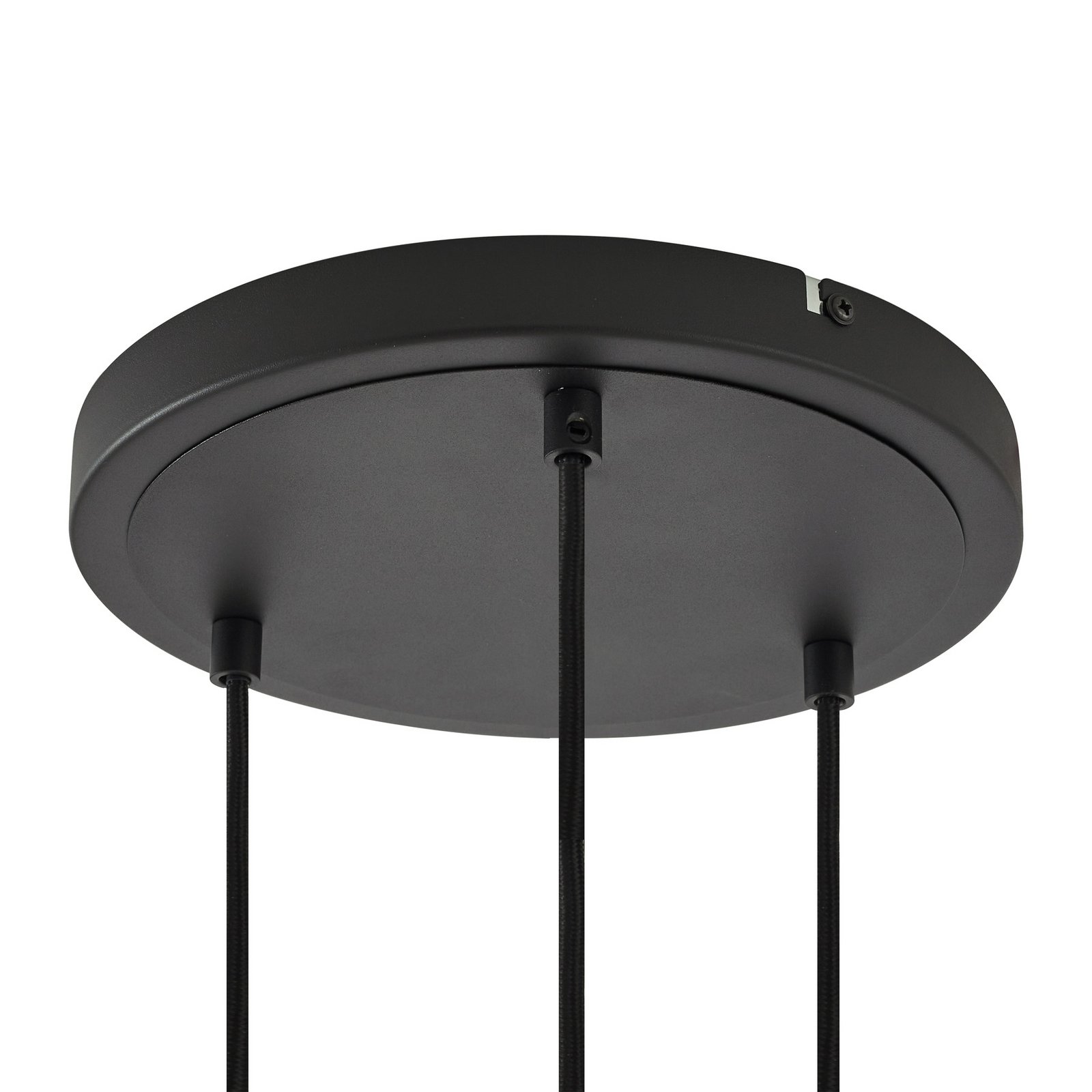 Lampada a sospensione Lindby Joffrey, Ø 24 cm, ottone, a 3 luci, GU10