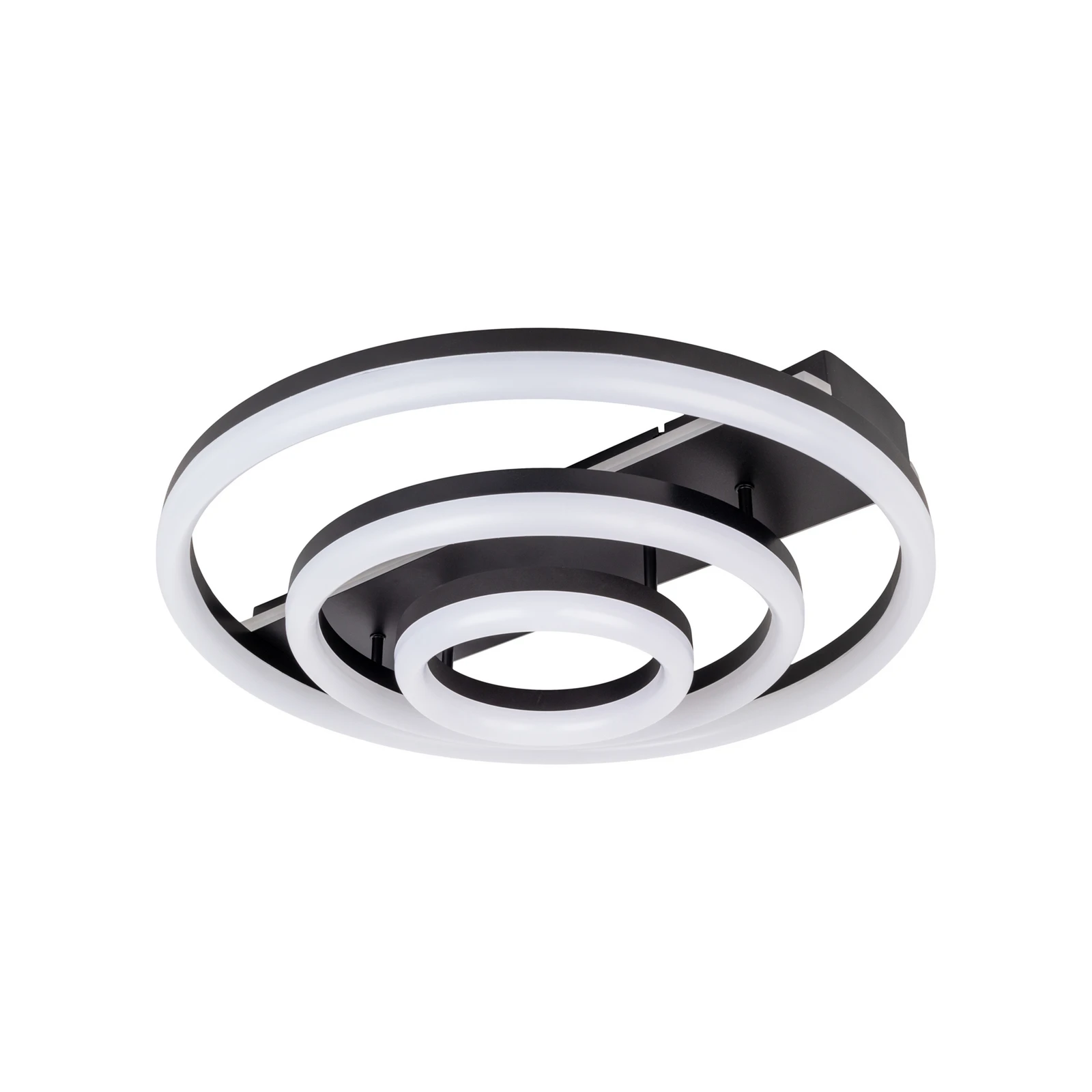LED-taklampe CCT, tre ringer, fjernkontroll