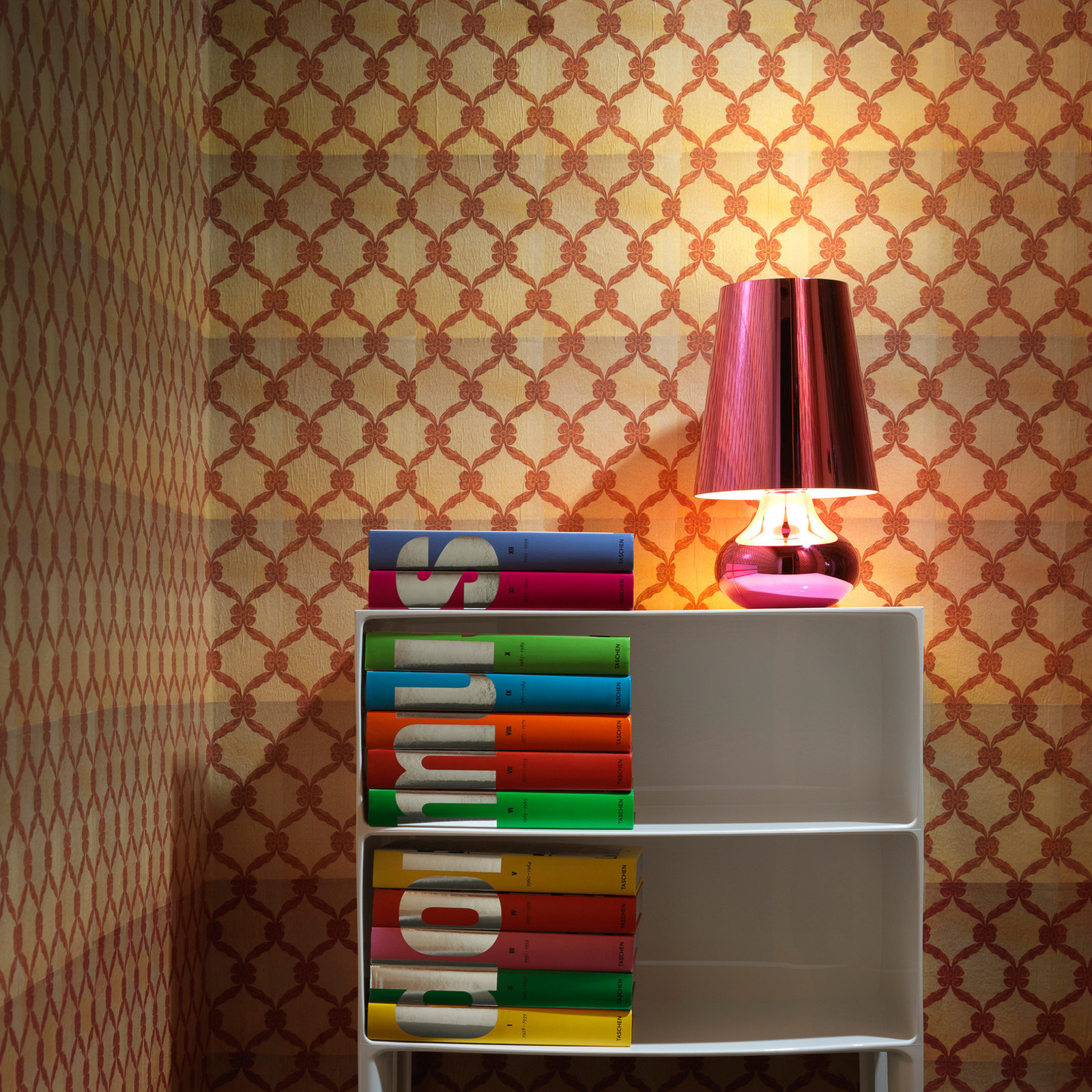 Kartell Cindy lampă de masă LED pink metalic - Camera de zi / sufragerie - design - Plastic