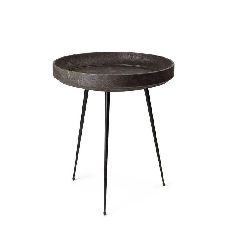 Mater – Bowl Table Medium Waste Edition Dark Coffee