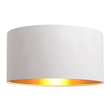 Paralume Alba, Ø 40 cm, E27, bianco/oro