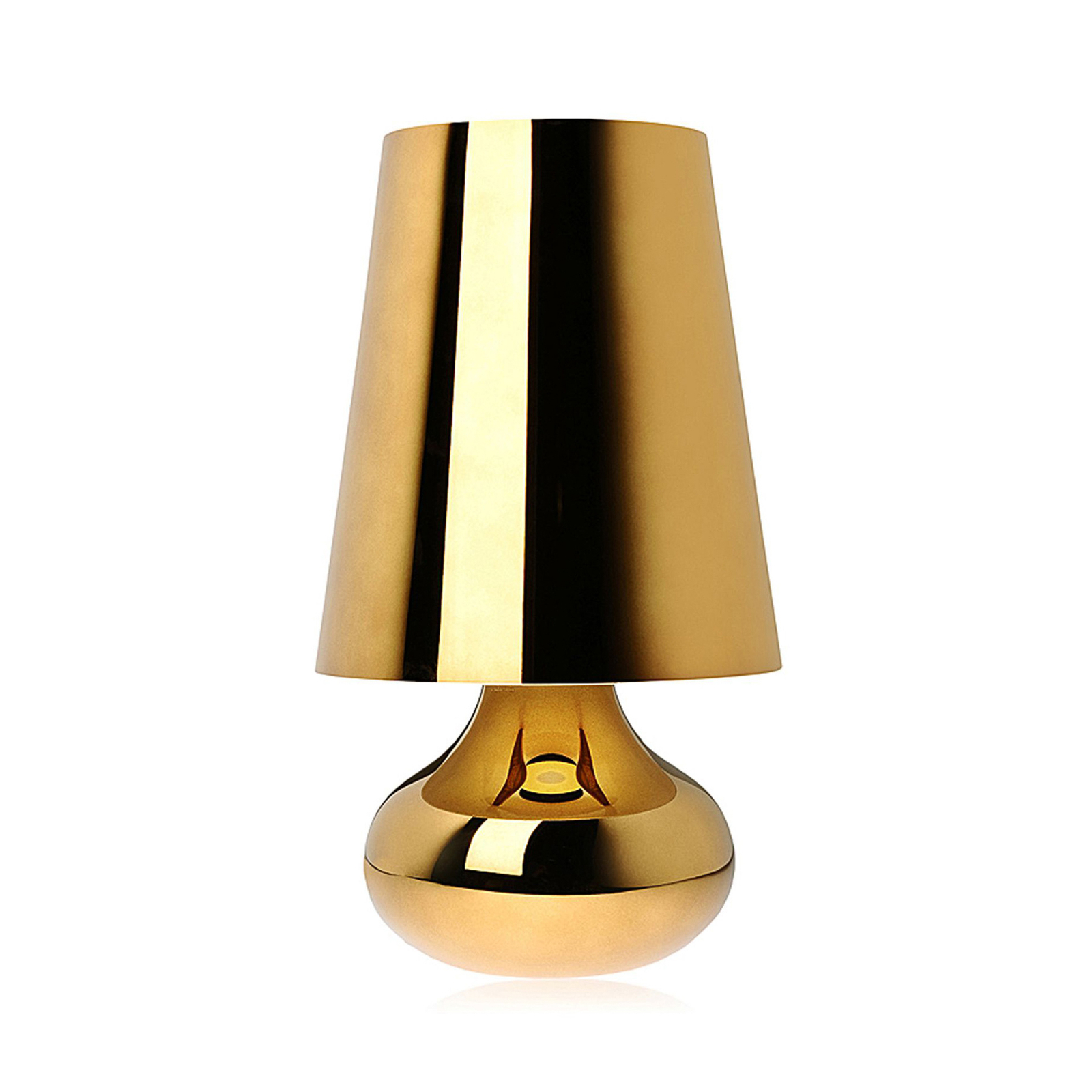 Kartell Cindy LED stalinė lempa tamsiai aukso spalvos metalo spalvos