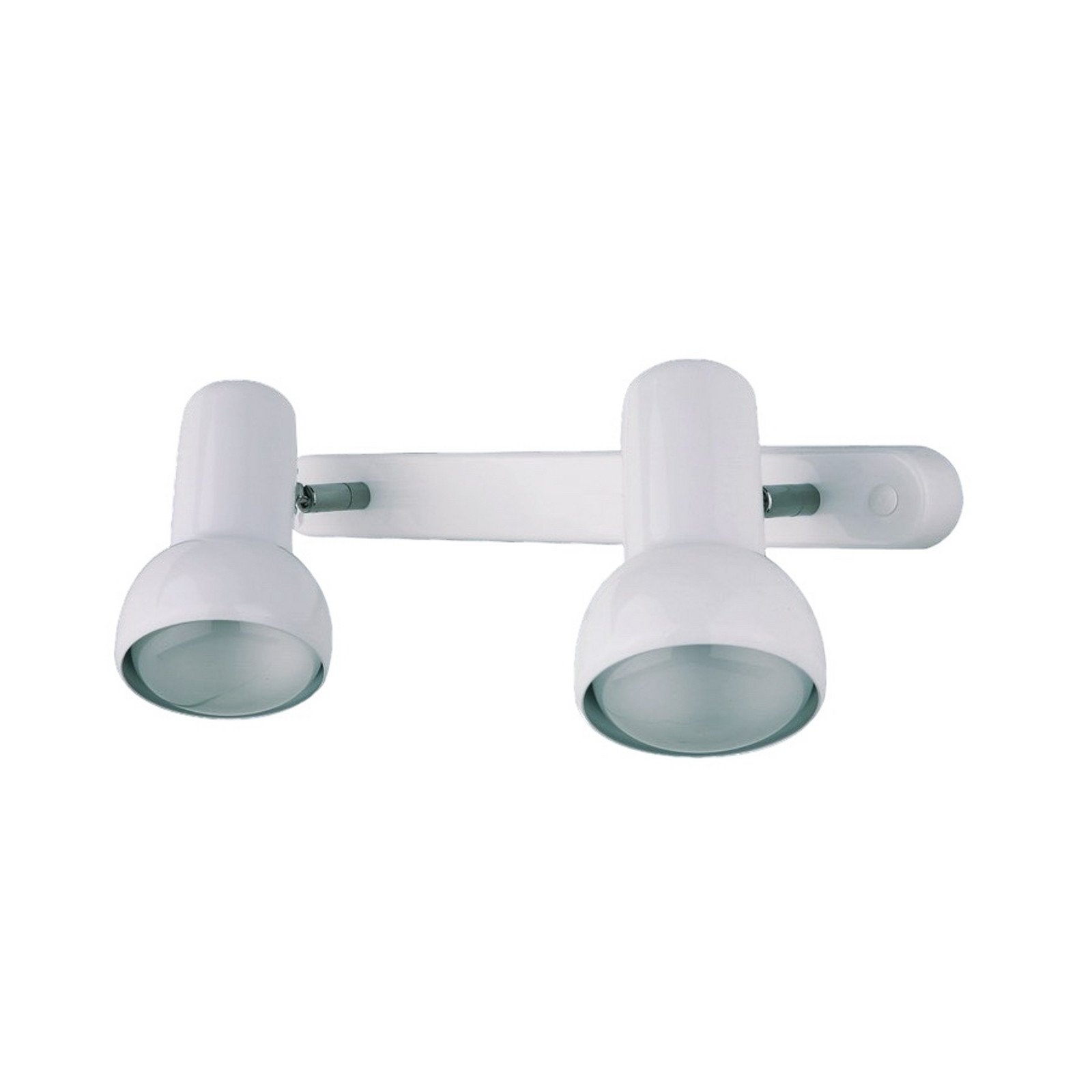 Busch Aplică de perete EIFEL în design retro 2 becuri. - Camera de zi / sufragerie - modern - alb crom - Metal