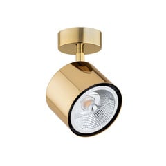 Downlight Chloe, orientable, 1 luz, acero color latón