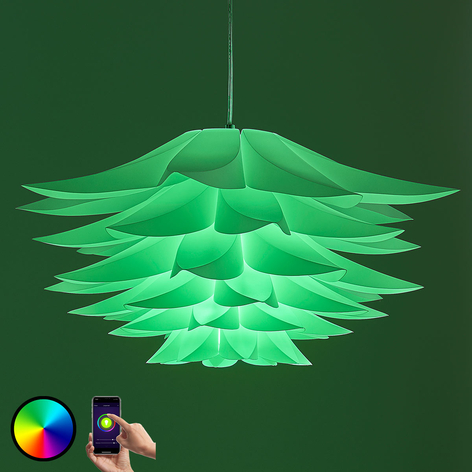 Lindby Smart riippuvalaisin Lavinja RGB-LED-lamppu