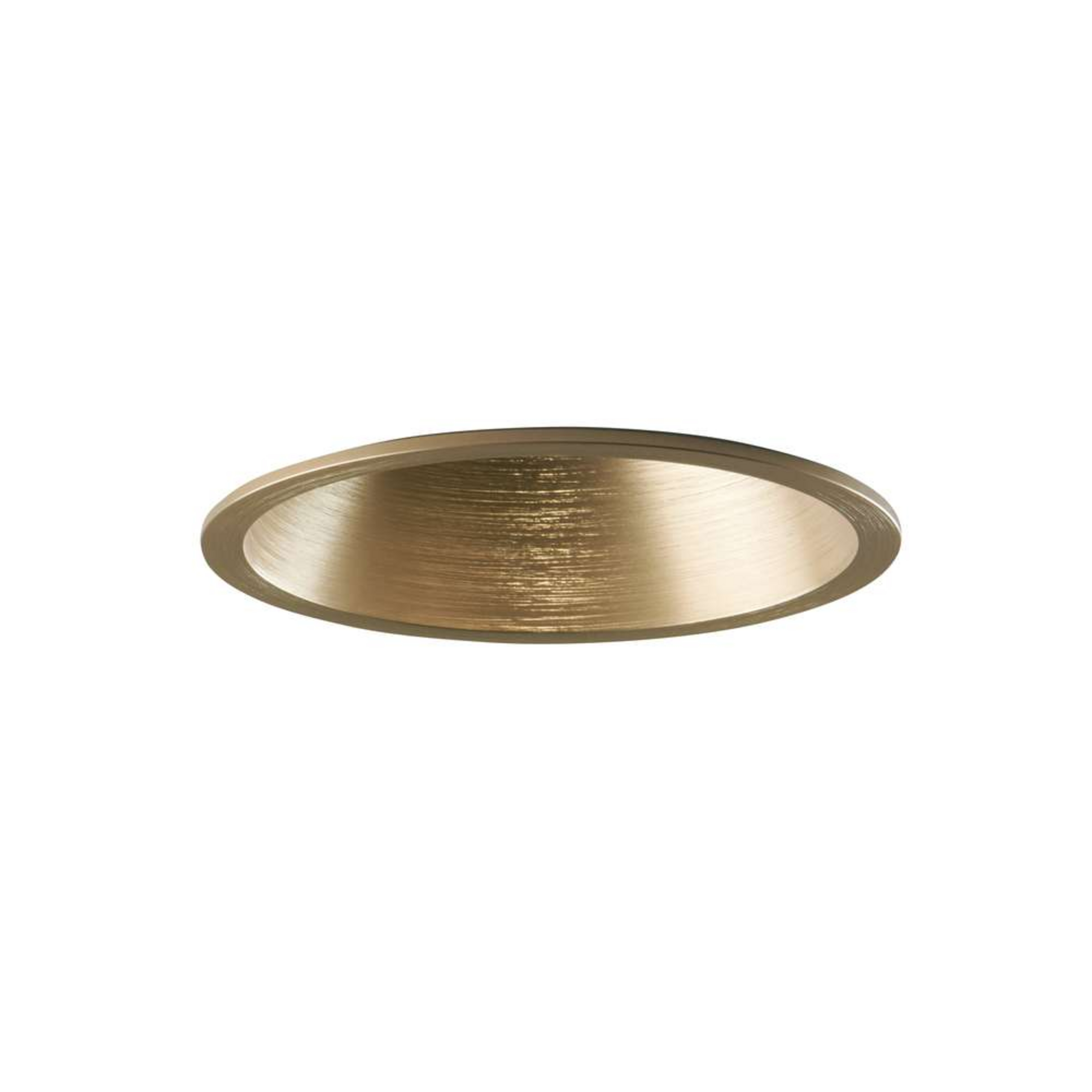 Spot encastré Curve II, Ø110 cm, laiton, CCT - LIGHT-POINT
