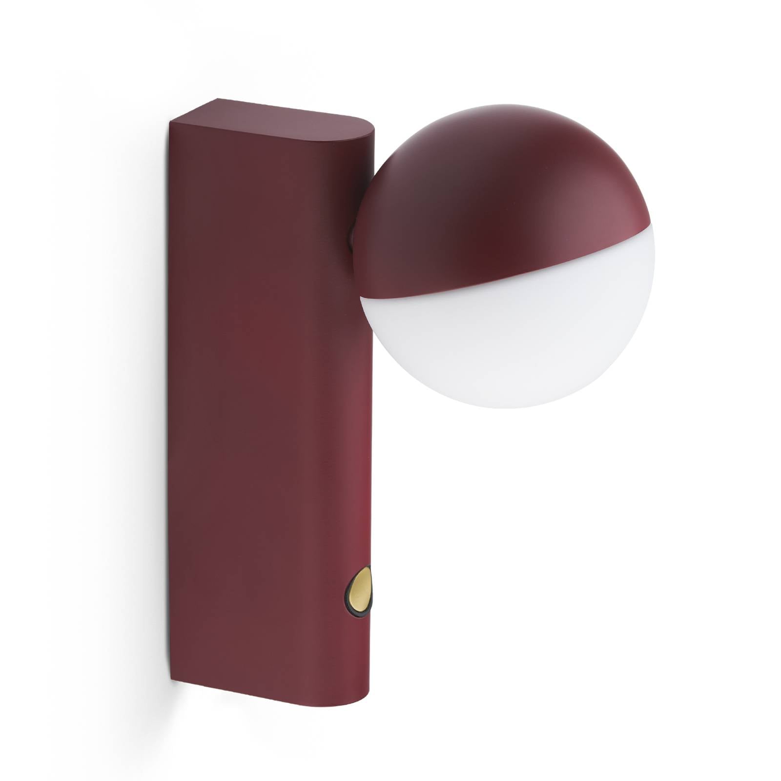 Northern Balancer mini LED-Wandleuchte, kirschrot