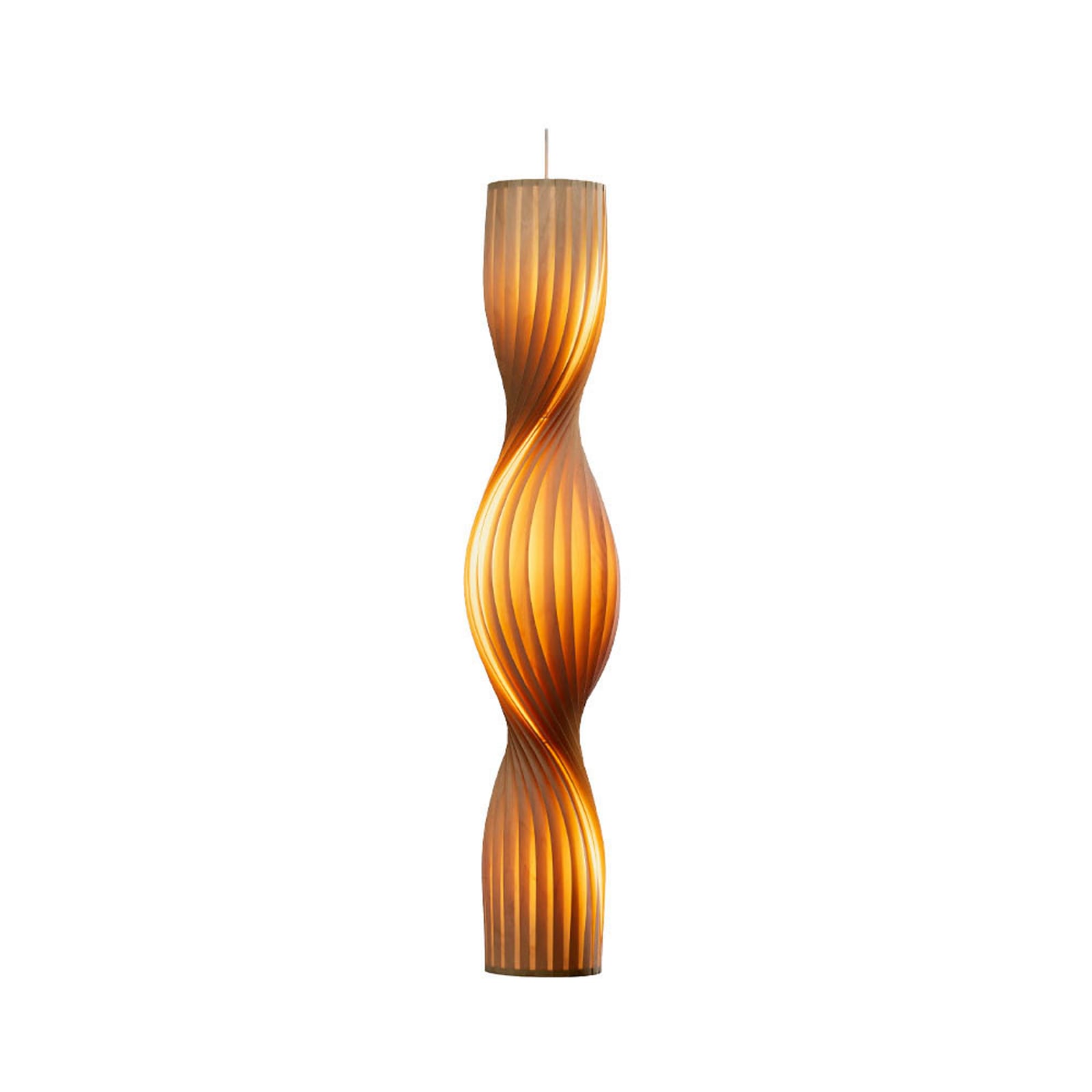 Lampada a sospensione Tom Rossau TR4 Anniversary, legno di betulla, 137 cm