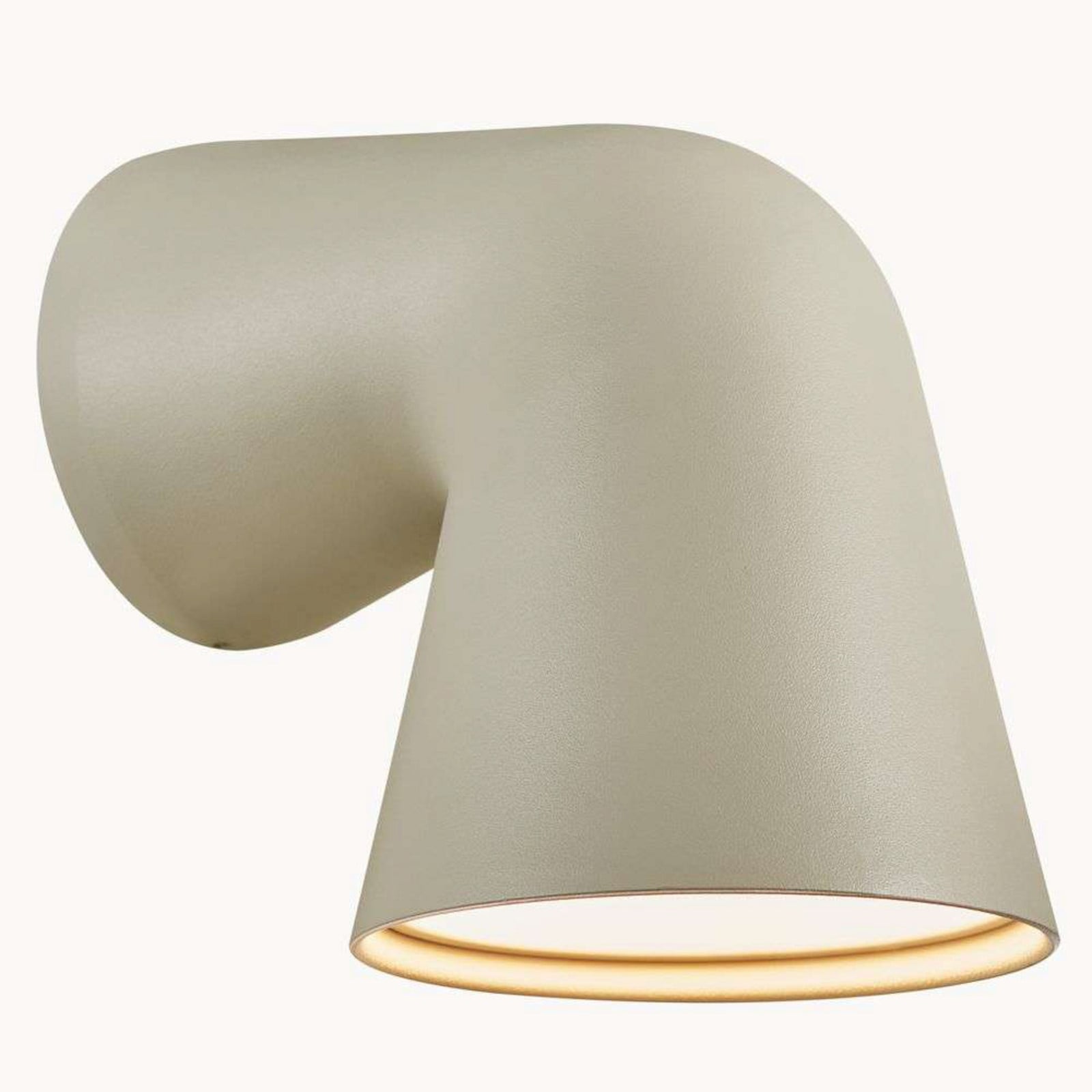 Front Single Utomhus V&auml;gglampa Sanded Nordlux - Terrass - Aluminium