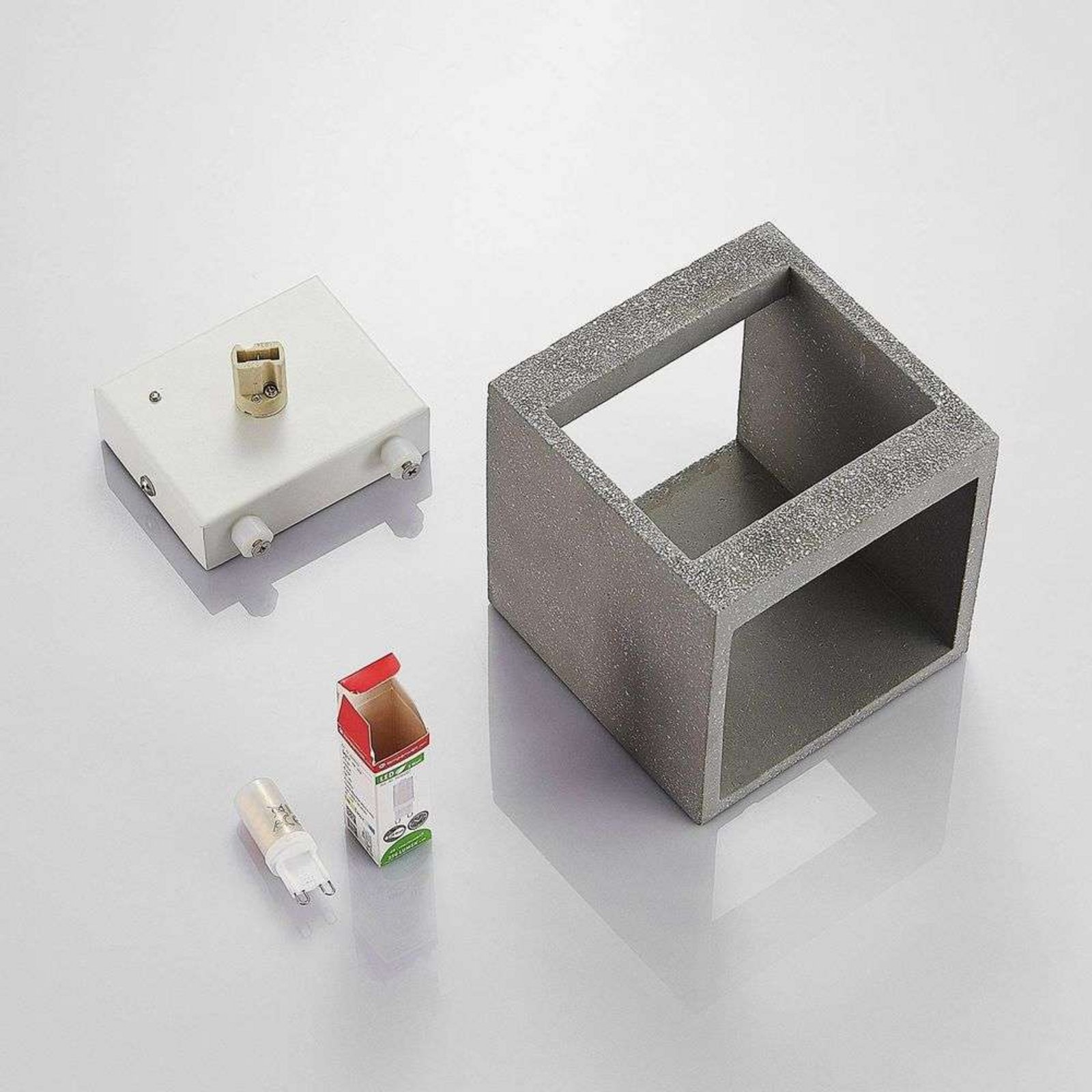 Nellie LED Applique Murale L11,5 Concrete - Lindby