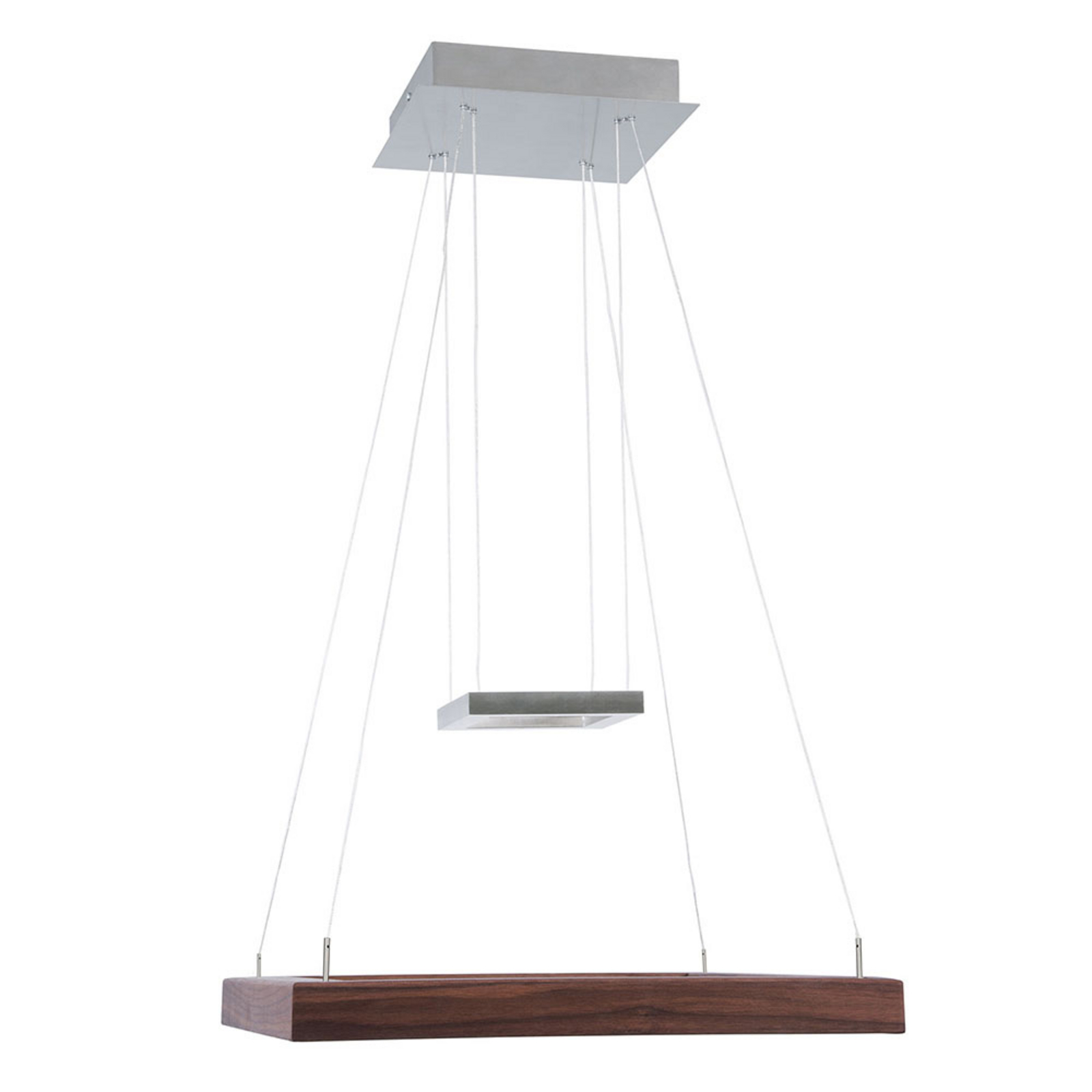 HerzBlut Leonora LED-Hängelampe KlickDim, 50x50cm