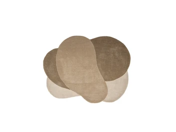 Denton Tapis Brown/Wool - Bloomingville