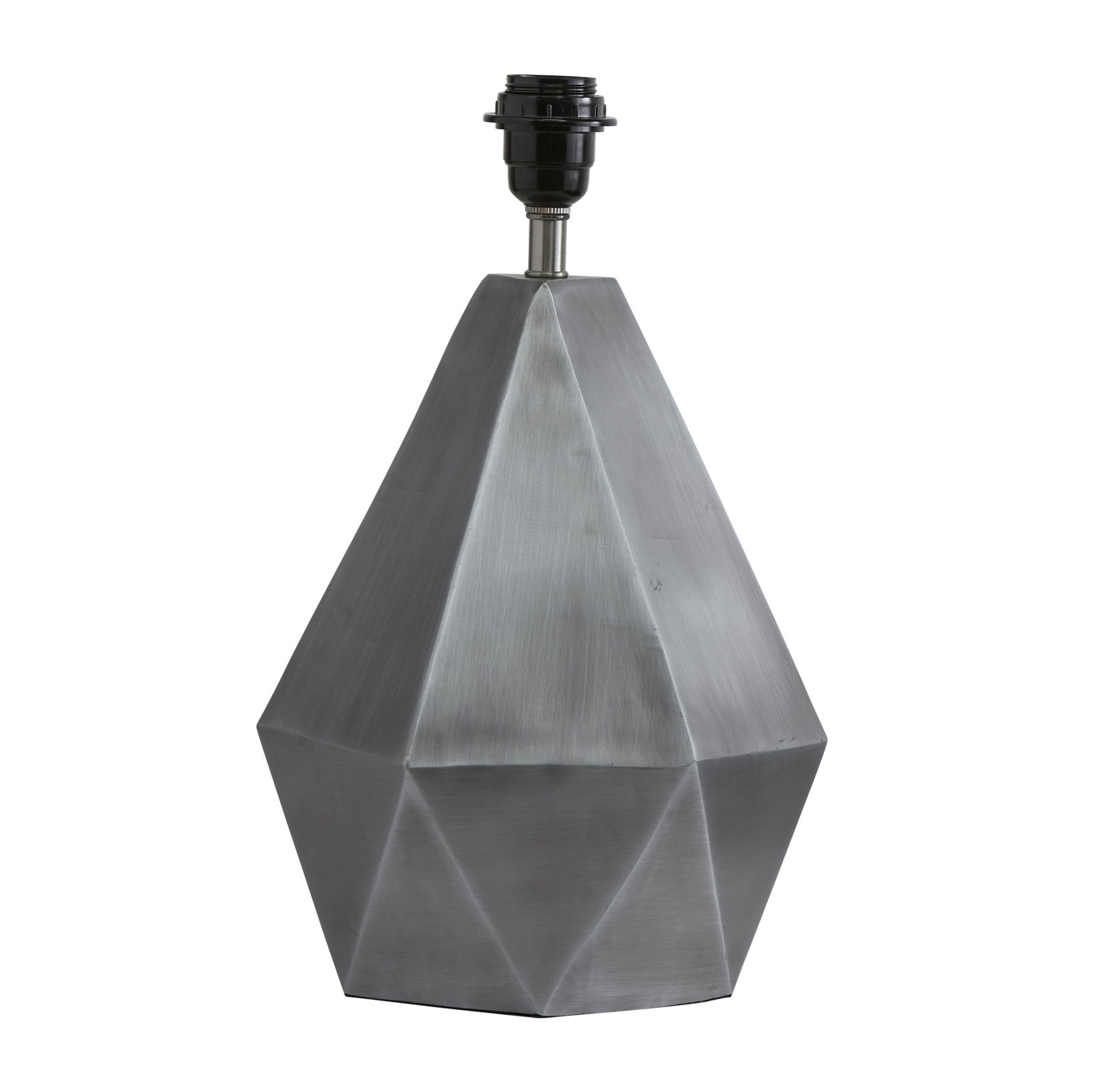 PR Home Trinity bordlampe Ø 25cm sølv/offwhite