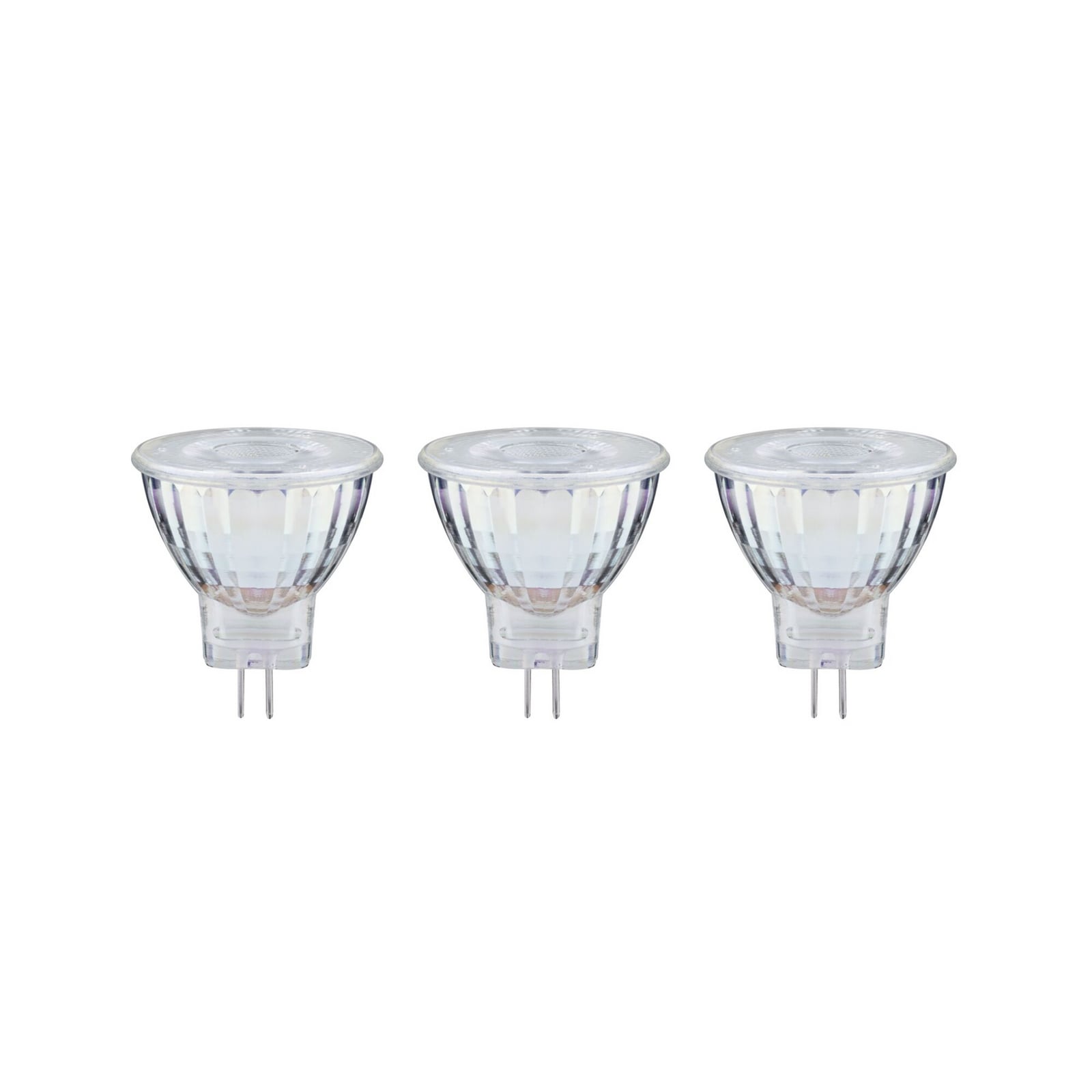 Paulmann LED-reflektorpære, GU4, 1,8 W, 2700 K, sølv, sett med 3 stk.