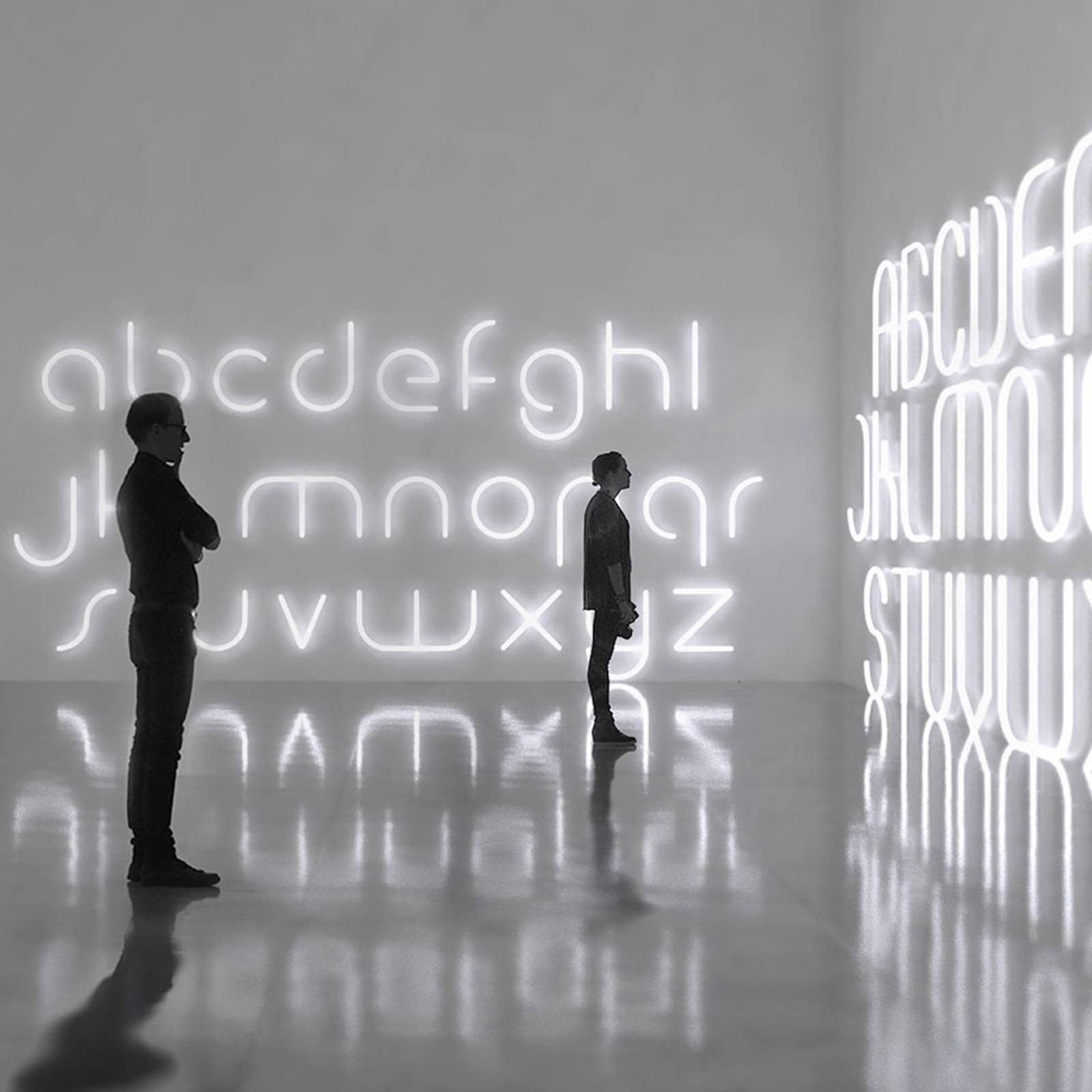 Artemide Alphabet of Light ściana mała litera o