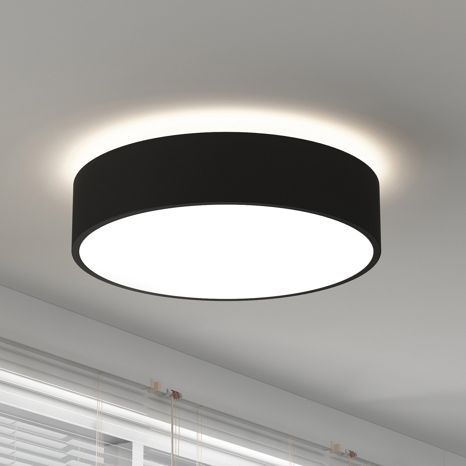 Arcchio Vanida LED mennyezeti lámpa, fekete, 40 cm