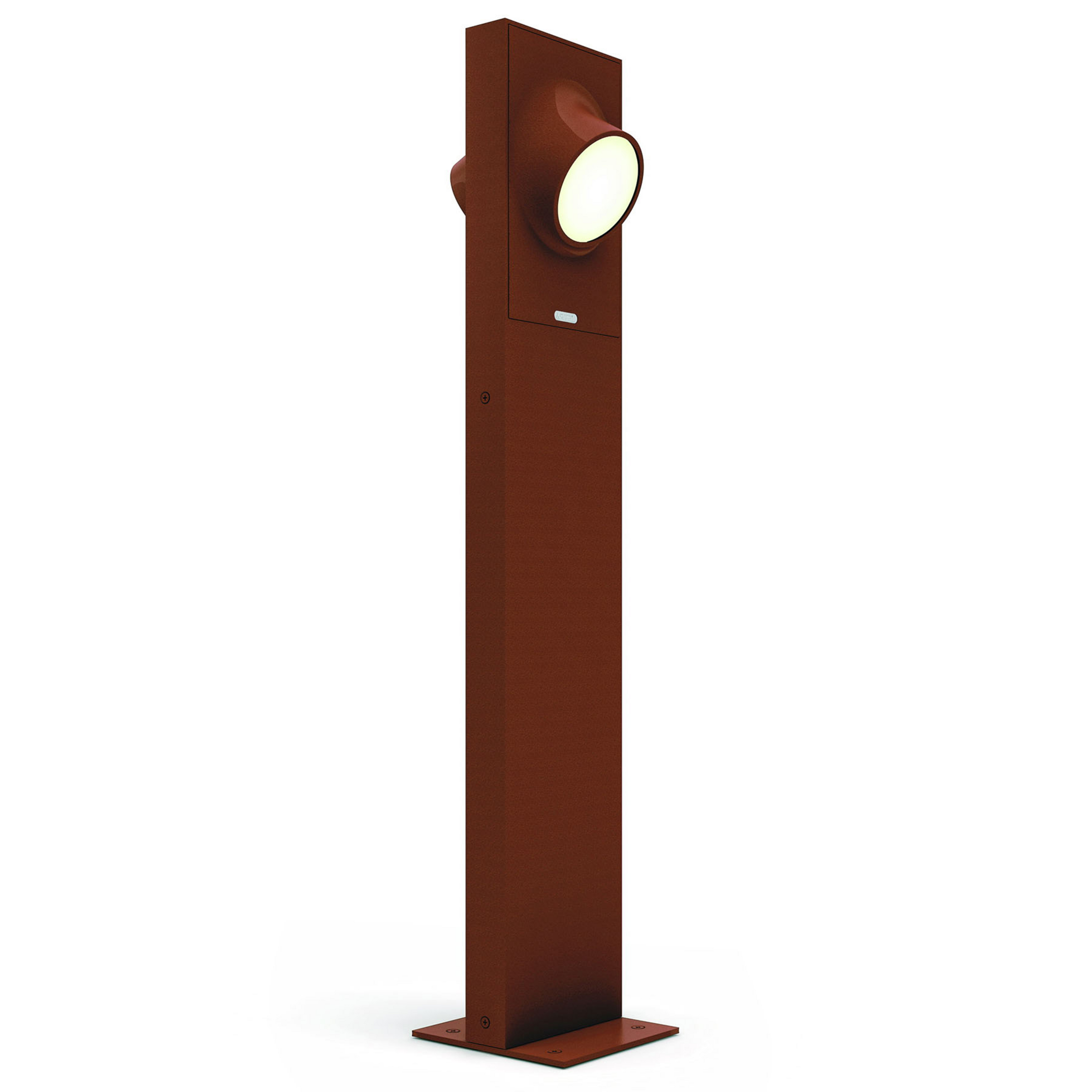 Artemide Ciclope borne lumineuse 2 lampes rouille