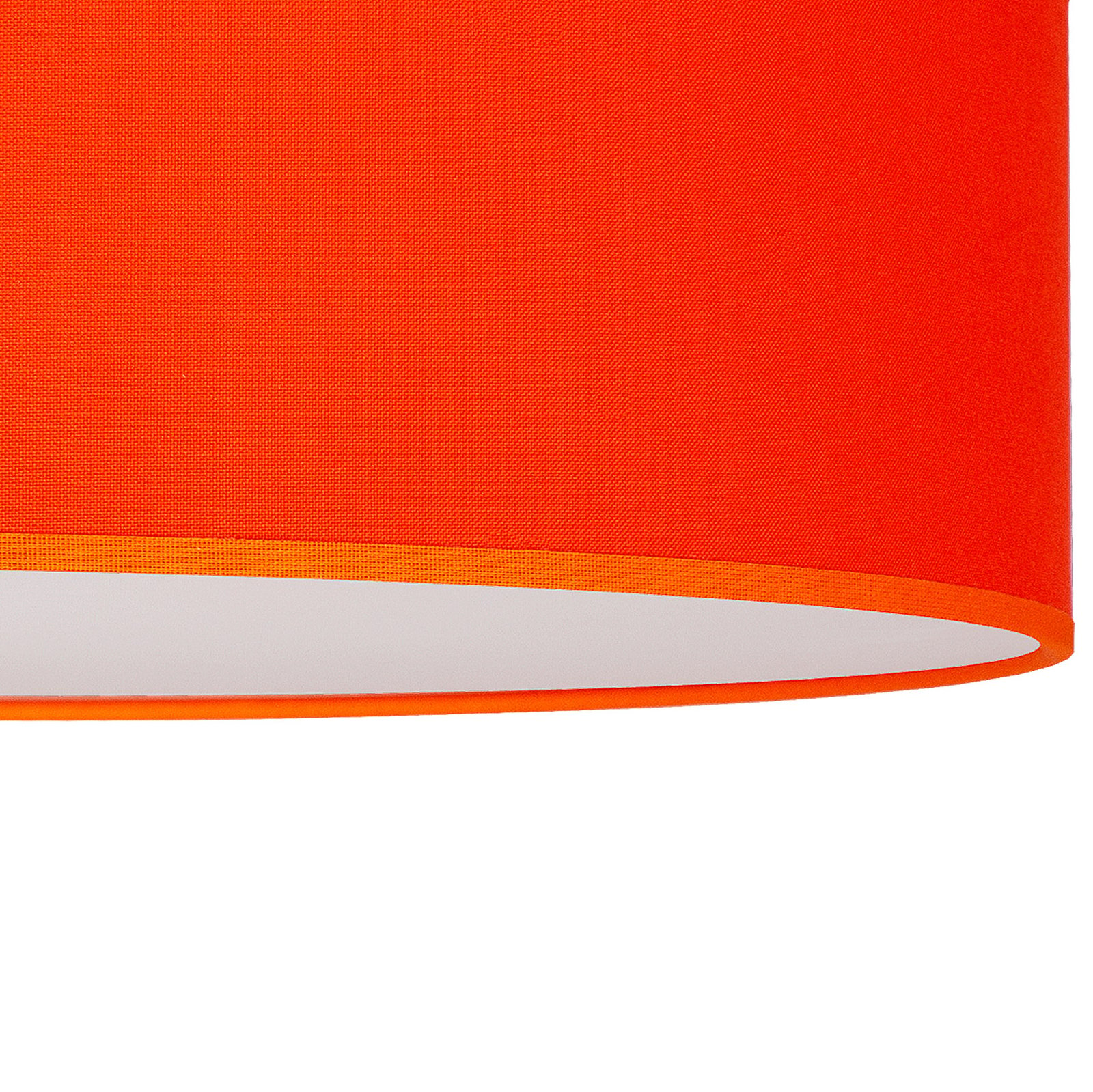 Euluna Roller Decke, Stoffschirm orange, Ø 50 cm