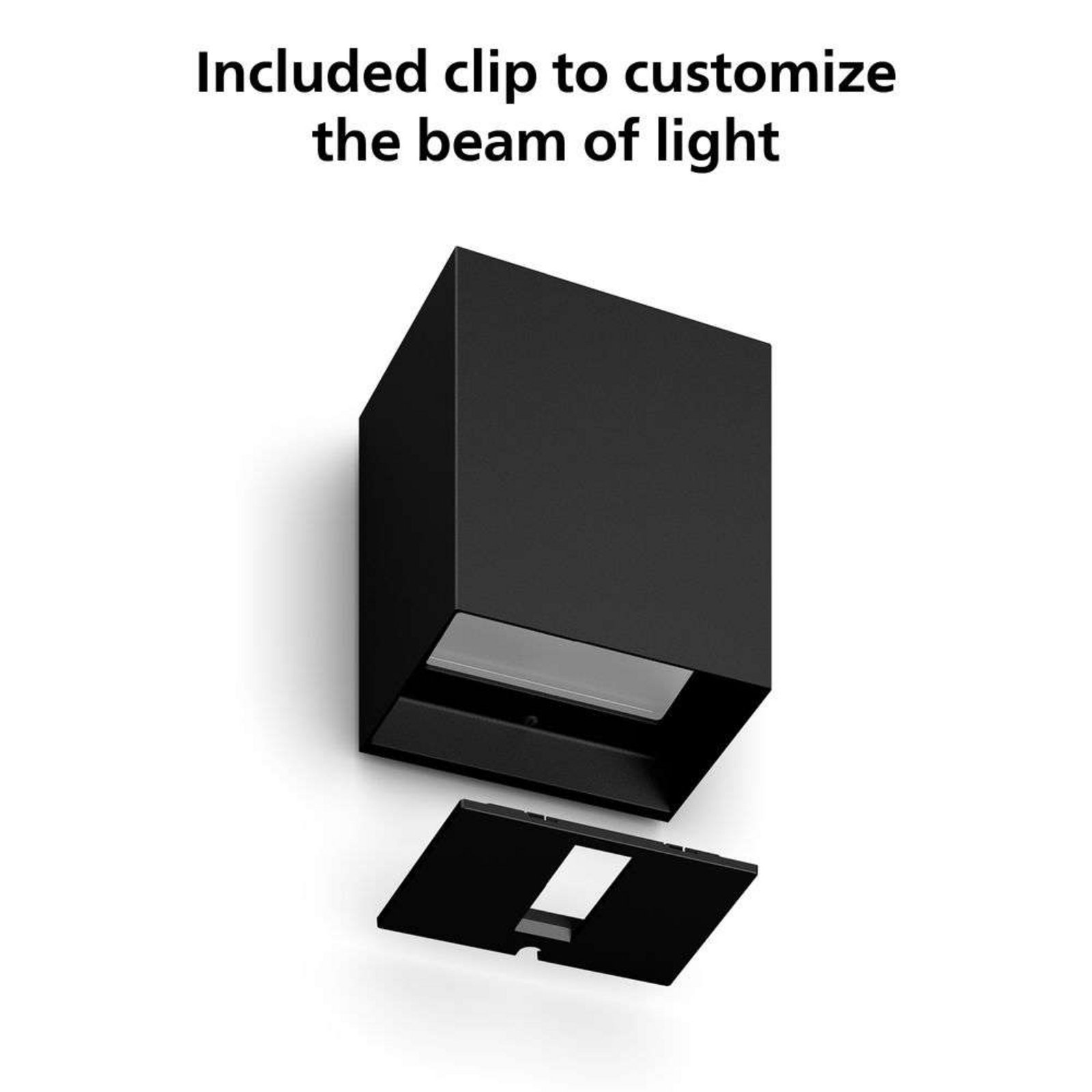 Resonate Hue Outdoor Wall Lamp White&Color Amb. Black - Philips Hue