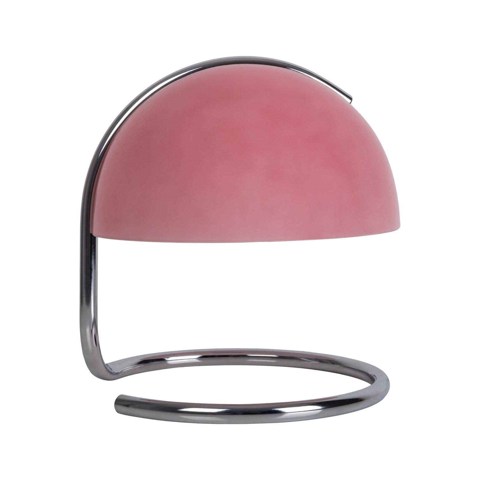 Burano bordlampe, pink, højde 25 cm, glas/metal, E27