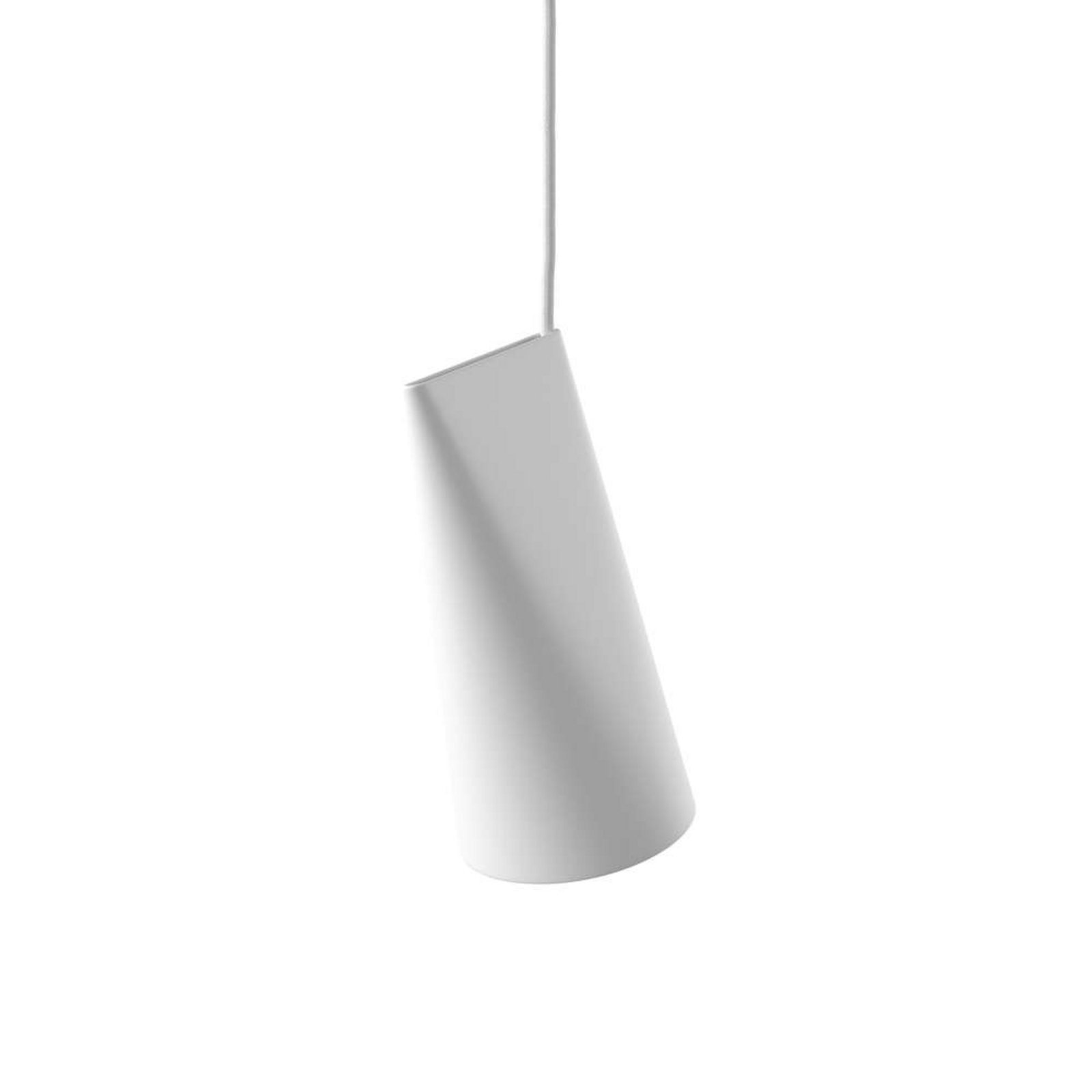 Ceramic Narrow Pendant White - Moebe