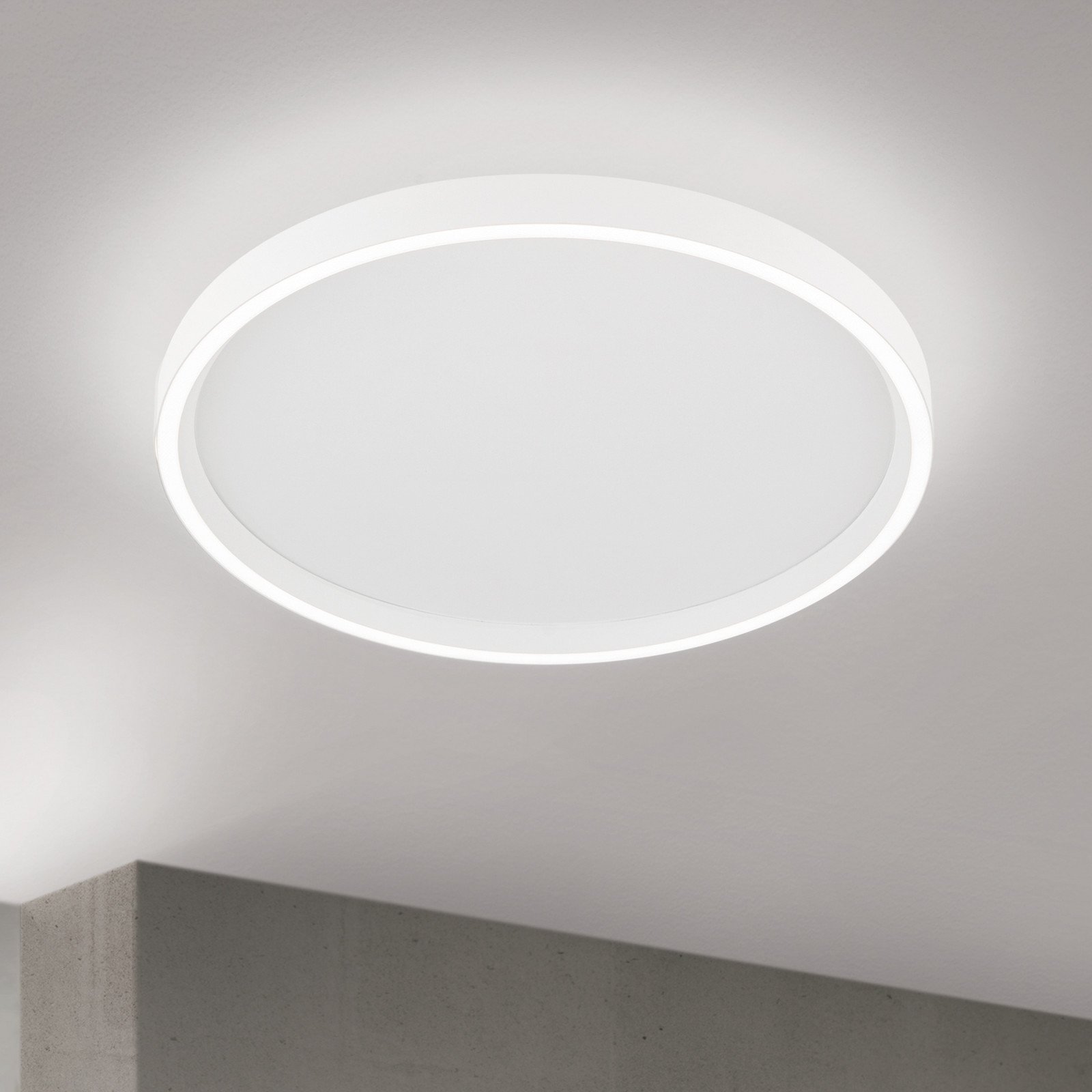 ORION Plafonieră LED Masca albă Ø 40 cm CCT metal dimabil - Camera de zi / sufragerie - Modern