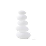 Lampe de terrasse LED Soriel, 72 cm, blanc, IP54, stepdim - Lucande