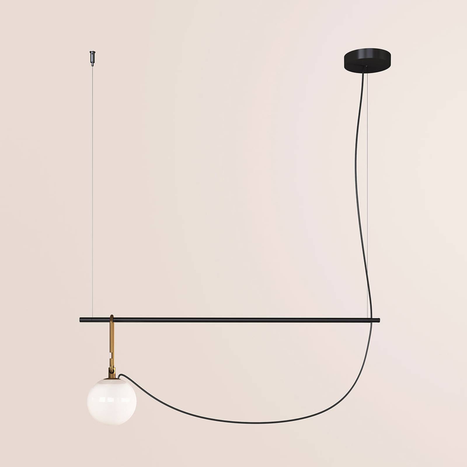 Artemide nh S2 14 suspension 90,5cm sphère Ø 14cm