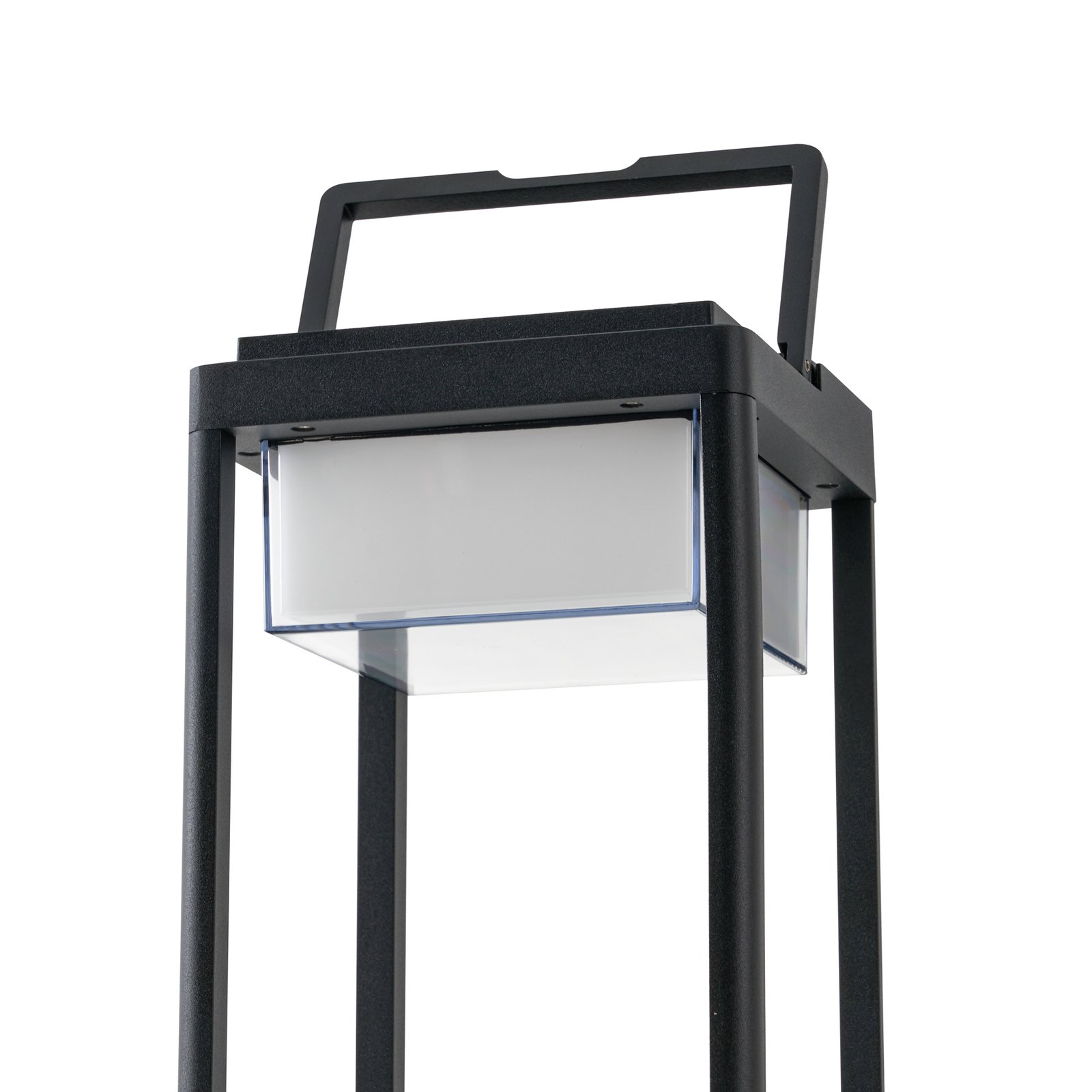 Tilena Square Célula solar Candeeiro de mesa Preto - Lucande