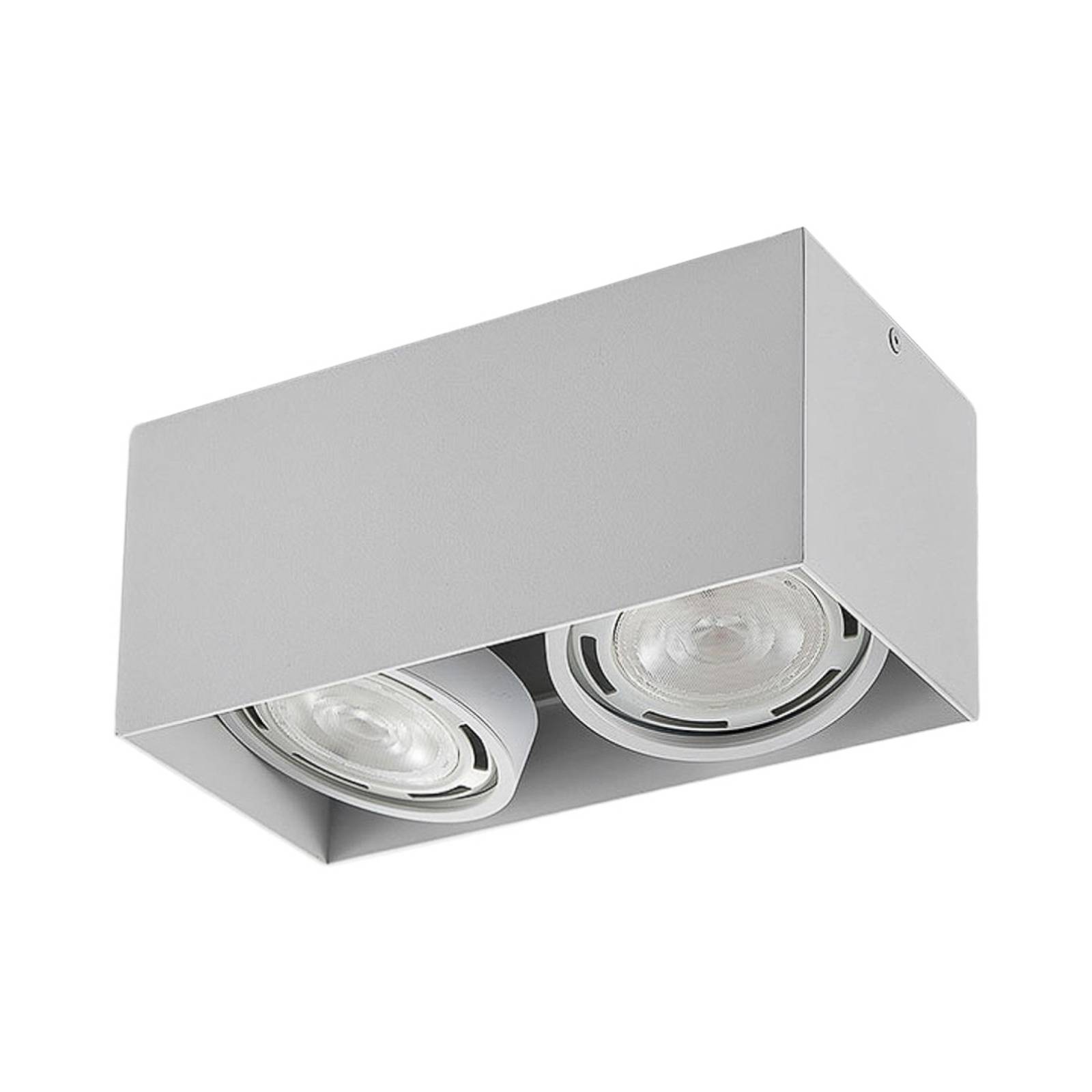 Downlight Rosalie dim angulaire 2 lampes blanc