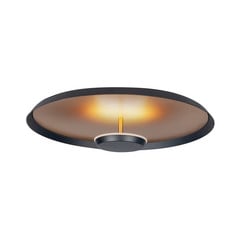 LED laevalgusti Oro, Ø 45 cm, must/kuldne, metallist timmitav