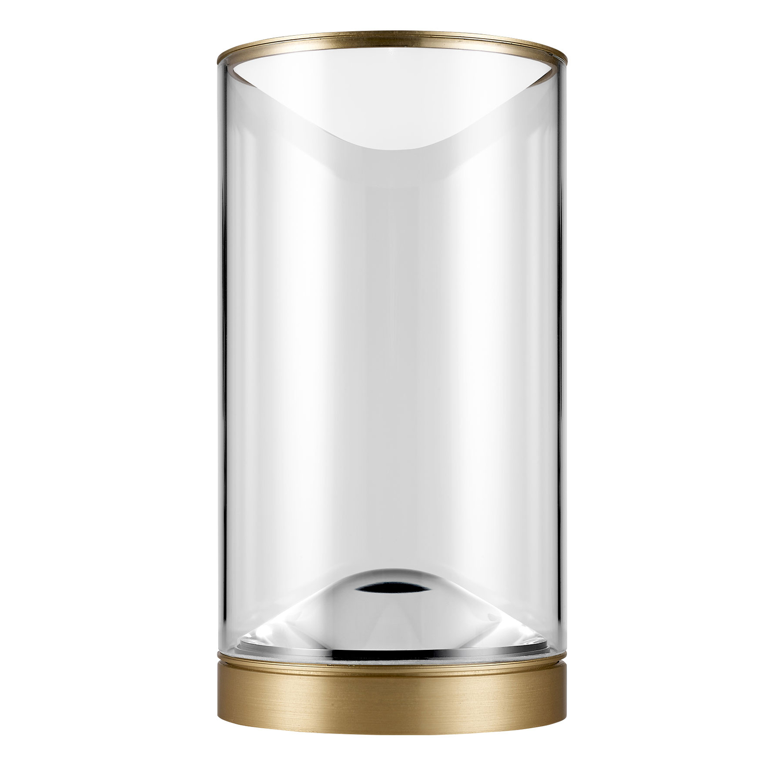 LUMINA Lumina Eve LED table lamp 3,000 K, brass base, for Bedroom, steel, borosilicate glass, 4 W, energy efficiency: A++, H: 20 cm