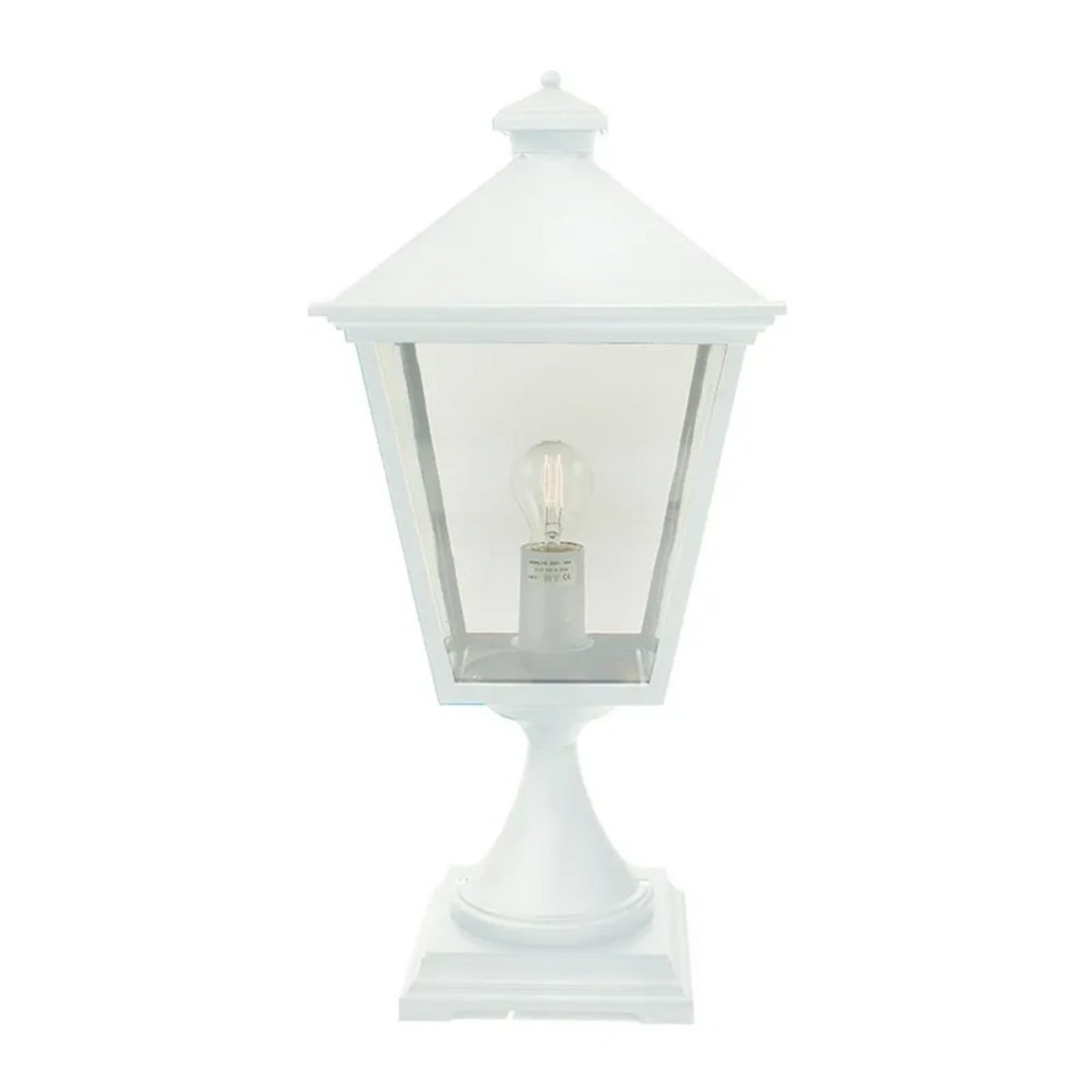 London Udendørs Bedlampe Stor Hvid Norlys - Terrasse - Aluminium