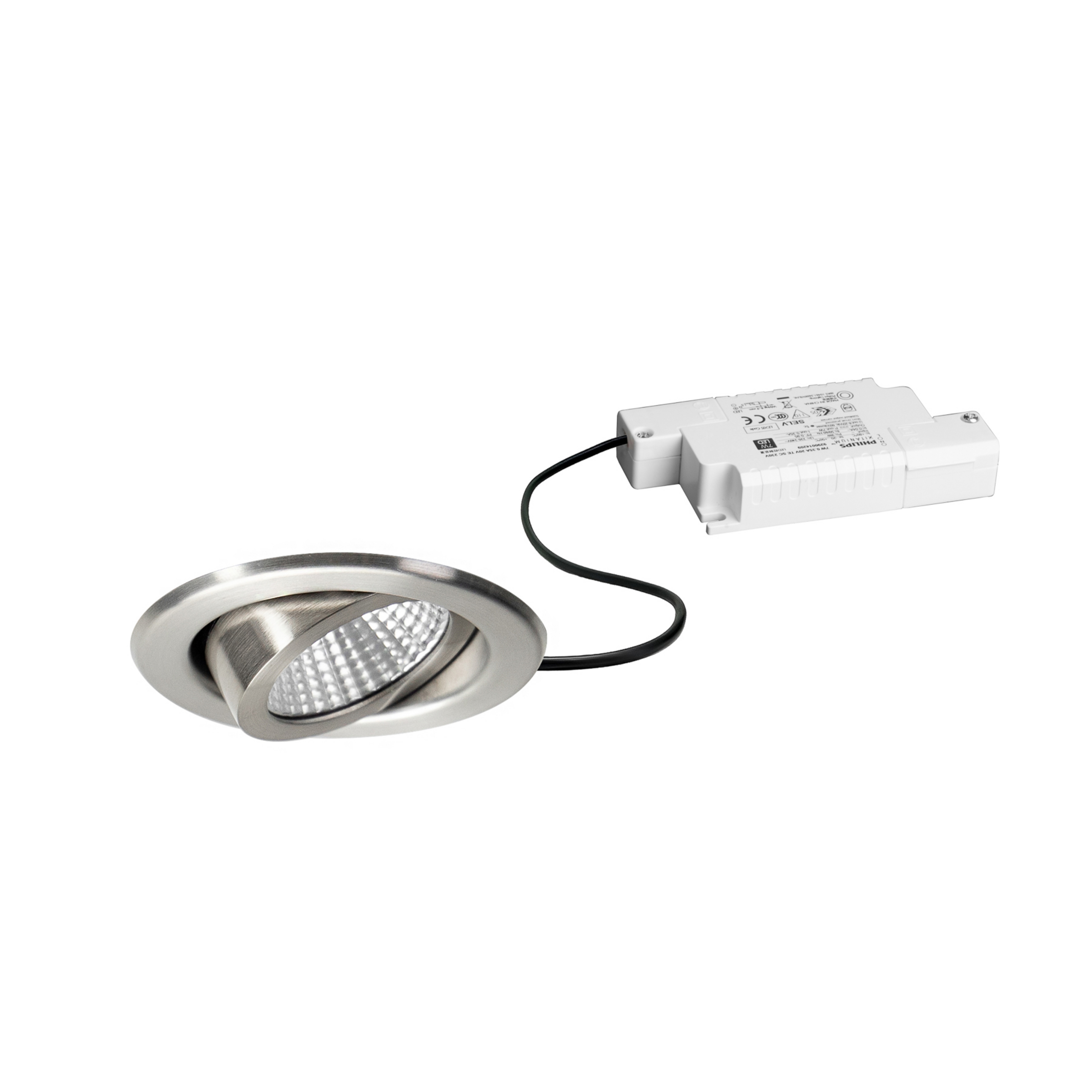 BRUMBERG LED-sisseehitatud spotvalgustid BB09, RC-dimmable, roostevaba teras