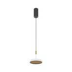 Maytoni LED hanglamp El, Ø 15,3 cm, wit, aluminium