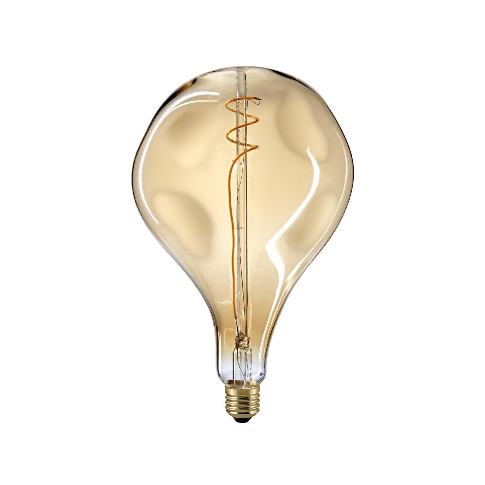 Żarówka LED Giant Drop E27 5W Filament 918 ściemniany złoty