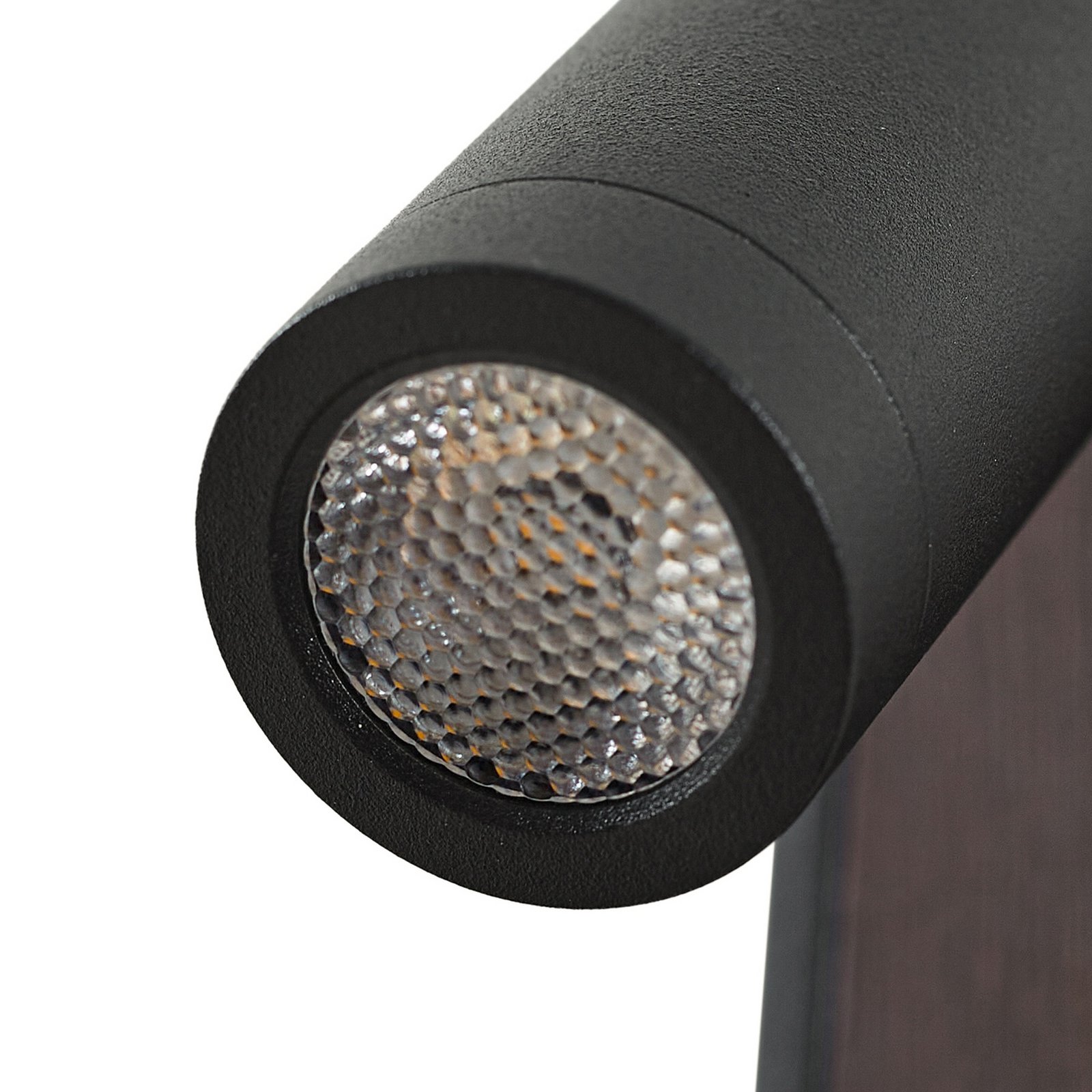 Applique a LED Tallis, nera, USB-C, orientabile - Lindby