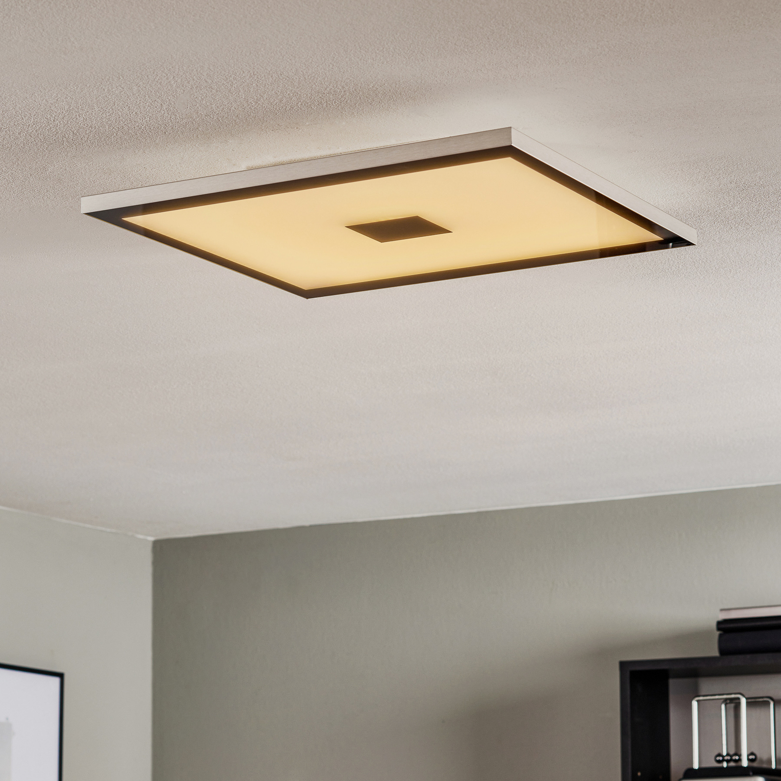 waarom niet Ga naar beneden Overleven Vierkante LED-plafondlamp Zen - color control | Lampen24.be