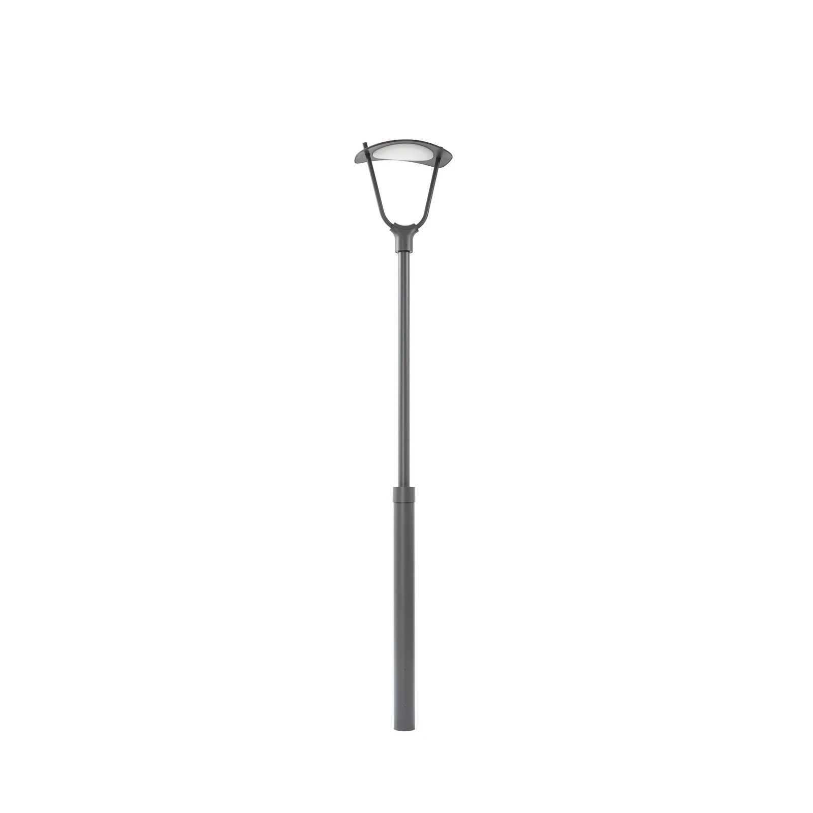 Lucande LED εξωτερικός φωτισμός Tarasu, γκρι, 250 cm, αλουμίνιο, IP65