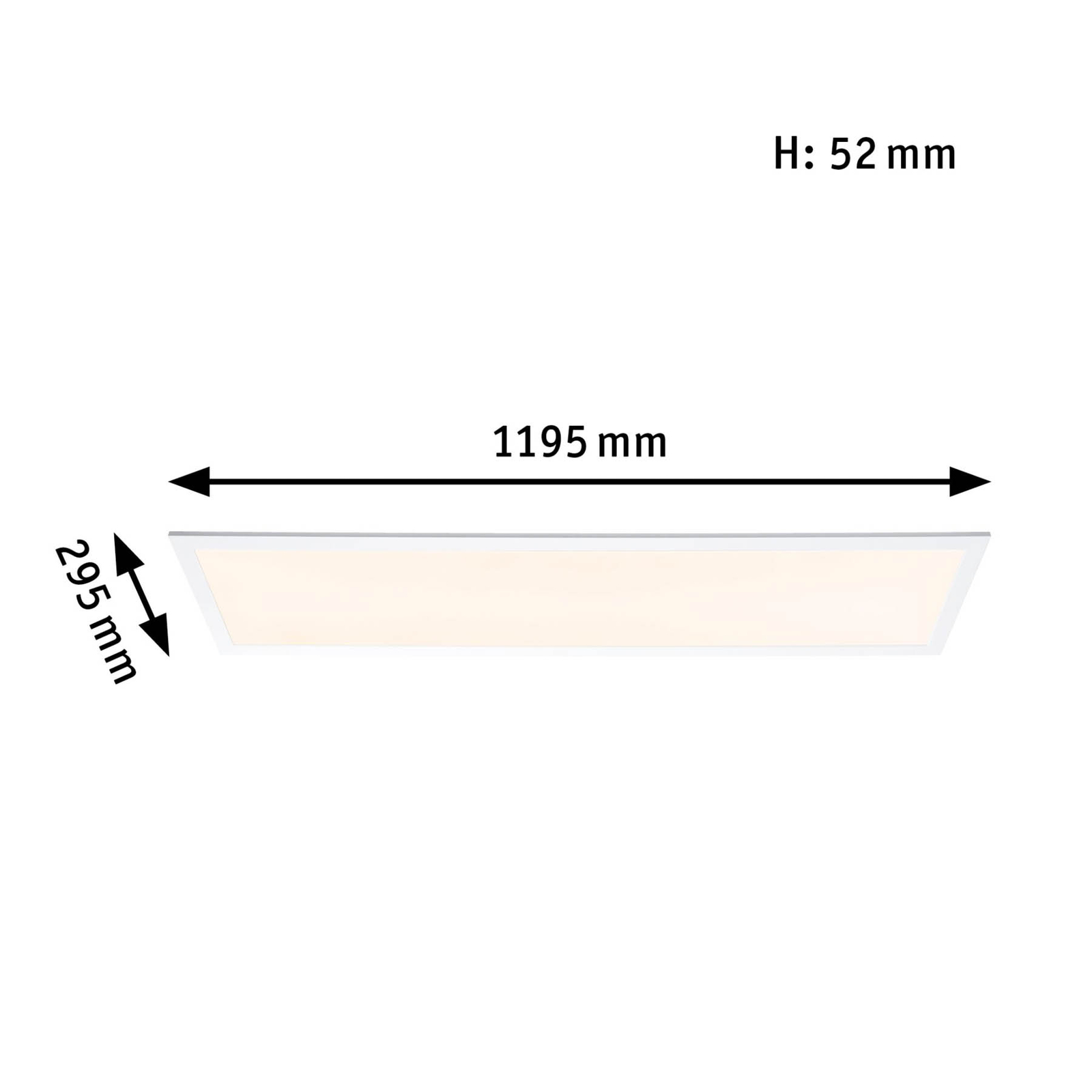 Paulmann Amaris -LED-paneeli ZigBee 120x30cm, RGBW