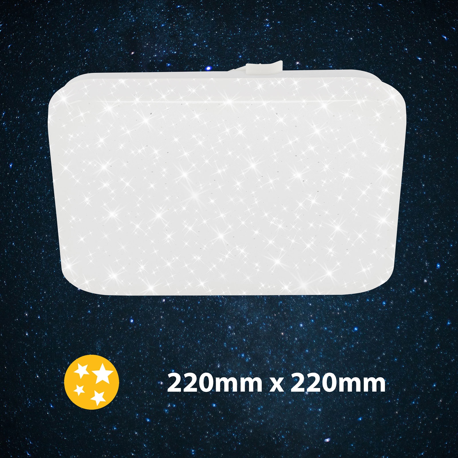 LED ceiling light Viper, starry sky effect