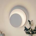 Wandleuchte Circle in runder Form, weiß