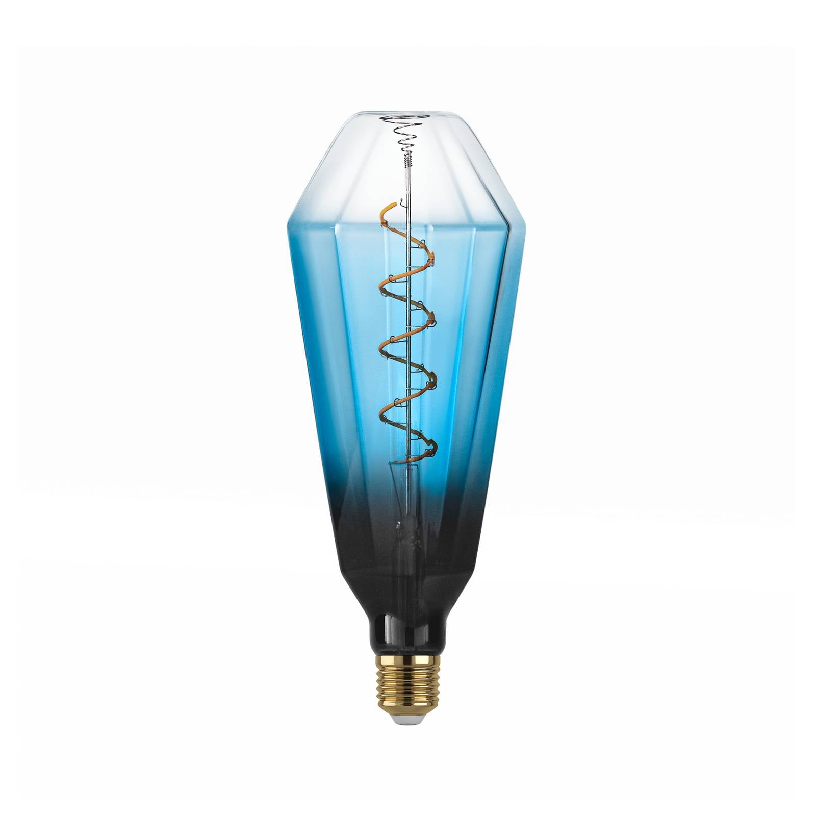 LED-Lampe E27 4W T100 2.000K Filament blau dim