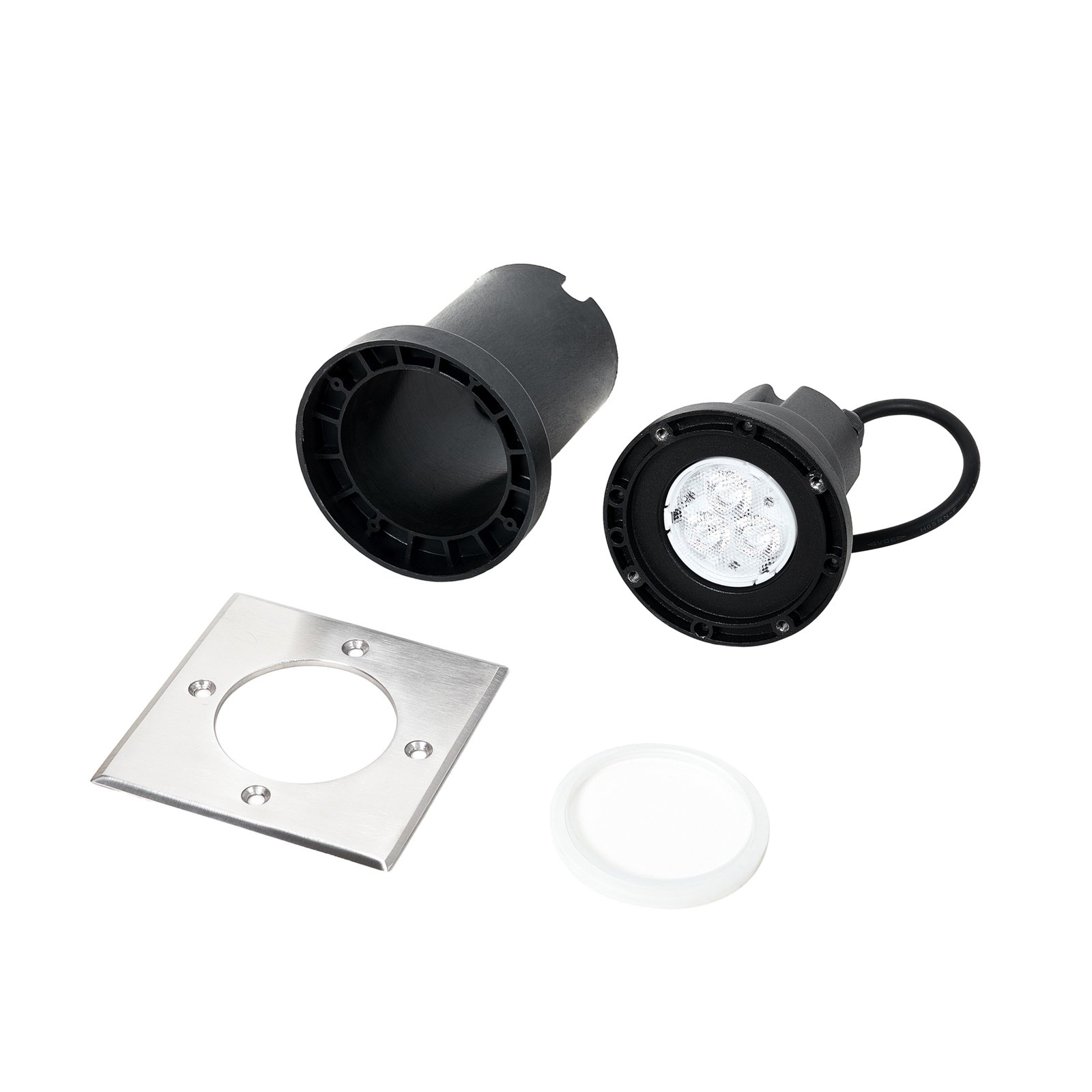 Ava LED Spot à Enterrer Extérieur Steel - Lucande