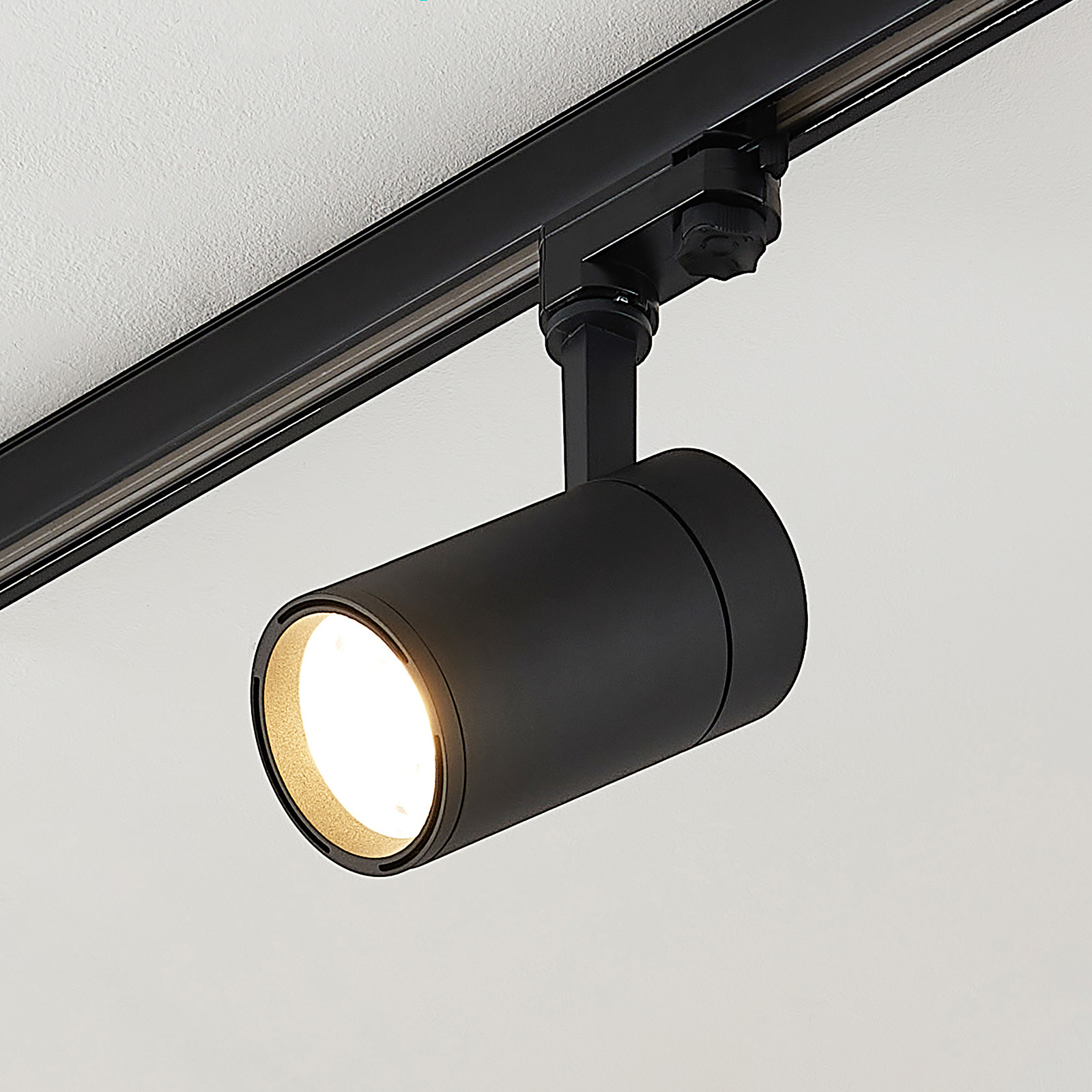 Arcchio Cady LED track spotlight black 15° 22W, for Workroom / Office, aluminium, plastic, 22.5 W, energy efficiency: A+, W: 8 cm, H: 24.9 cm