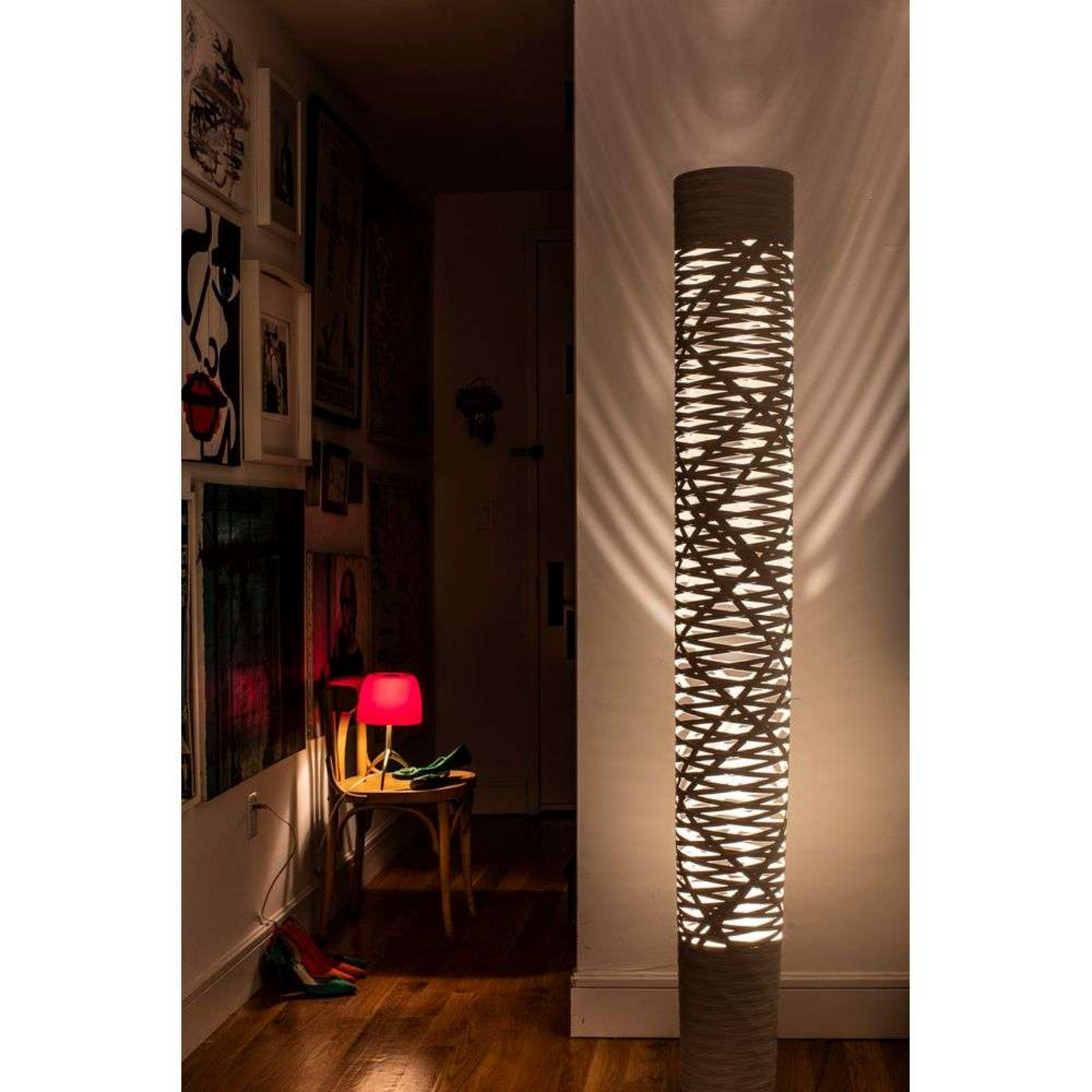 Tress Stojaca Lampa Grande Grey - Foscarini