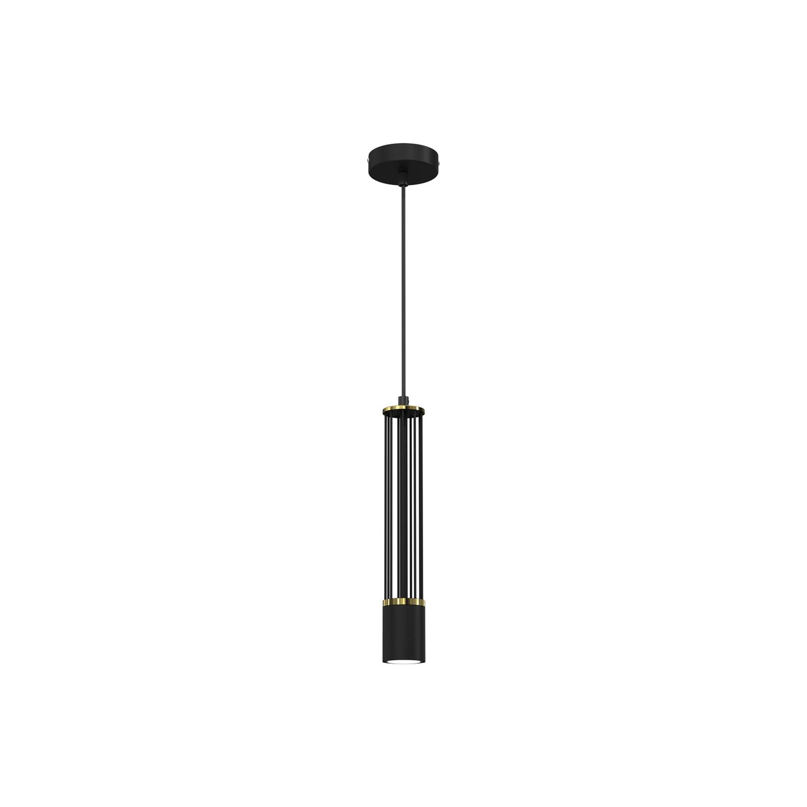 Eko-Light Suspension Estilo, noire, à 1 lampe