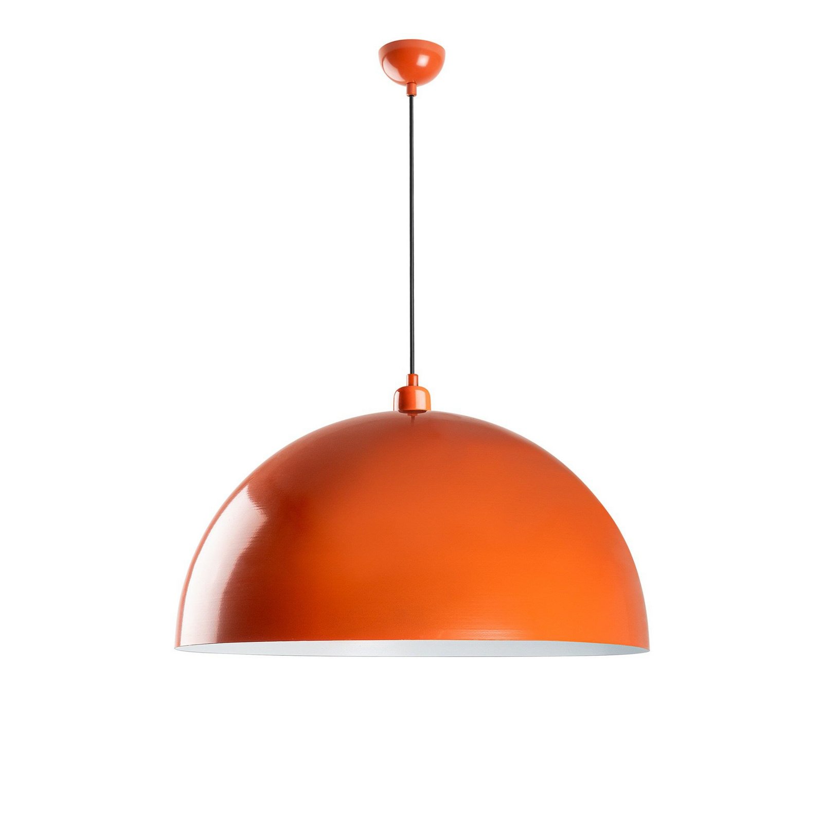 Hängeleuchte Kure, orange, Metall, Ø 60 cm, E27
