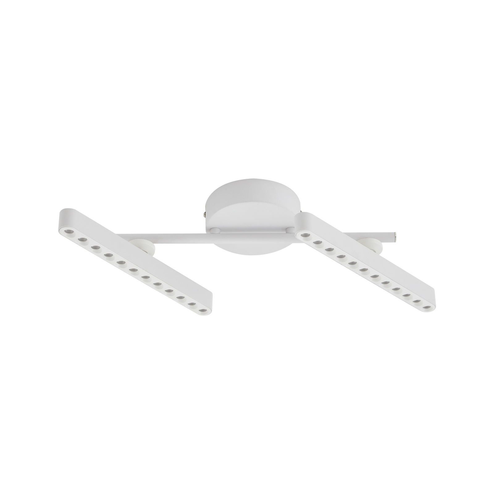 Lindby LED spot Eldrin, wit, 2-lamps, lichtpunten